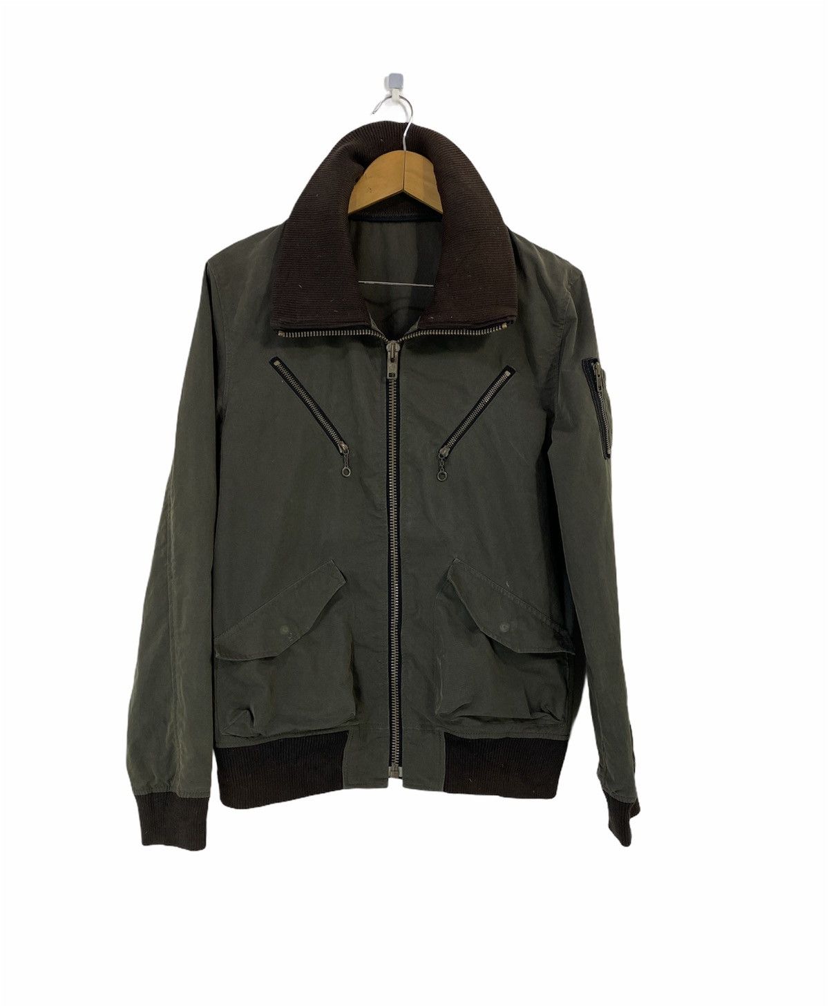 Beams Plus Beams Zipper Jacket High Collar Design Military Design Size US L / EU 52-54 / 3 - 1 Thumbnail