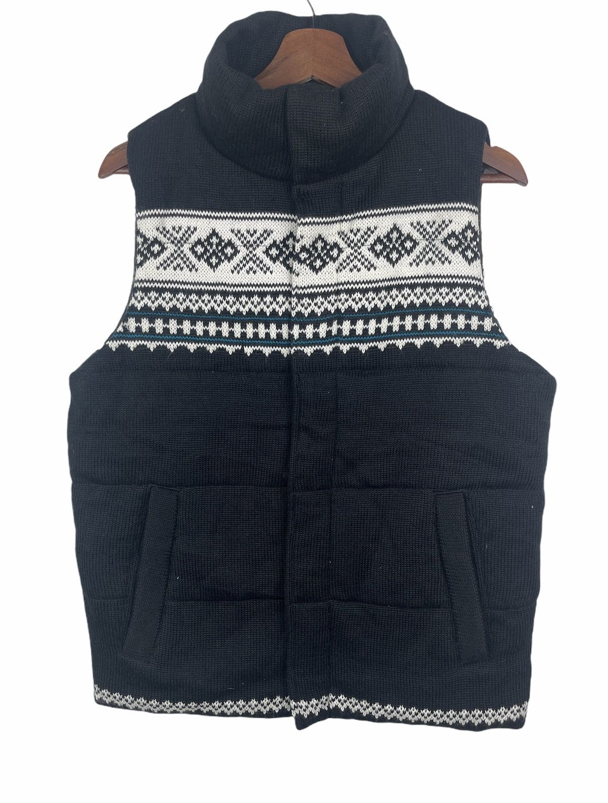 Japanese Brand Vintage knitted vest sleeveless jacket Size US M / EU 48-50 / 2 - 1 Thumbnail