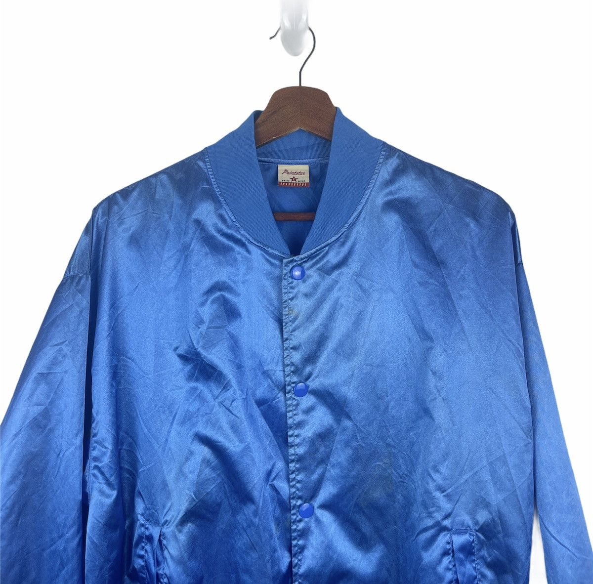 If Six Was Nine VINTAGE 80s SKY PERFEC TV SATIN JACKET Size US L / EU 52-54 / 3 - 6 Thumbnail