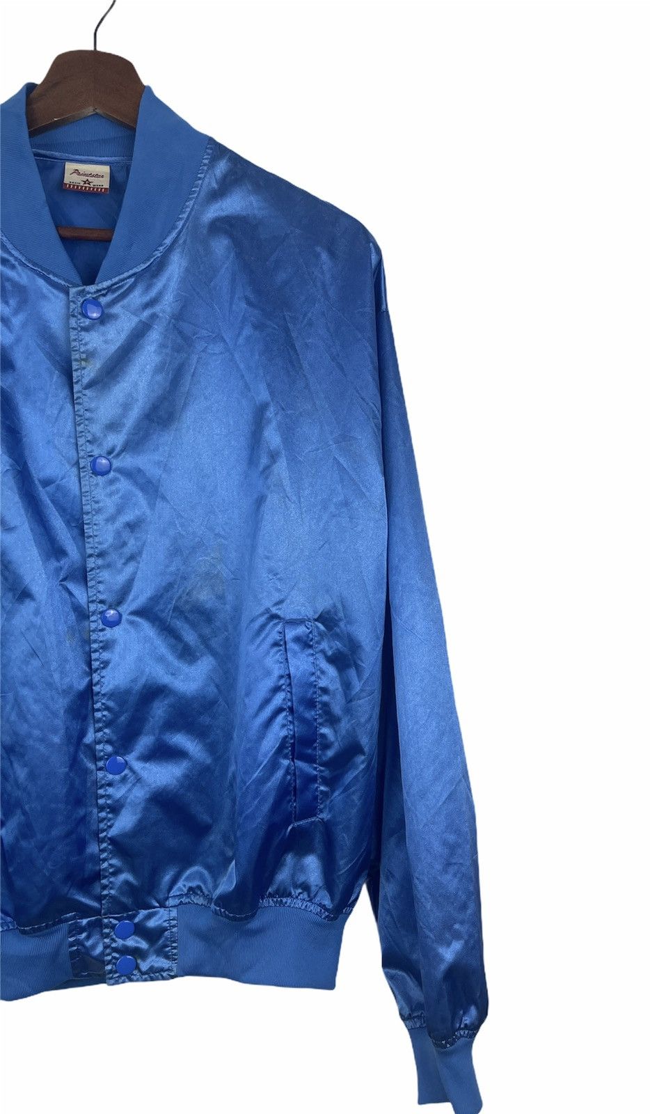 If Six Was Nine VINTAGE 80s SKY PERFEC TV SATIN JACKET Size US L / EU 52-54 / 3 - 5 Thumbnail