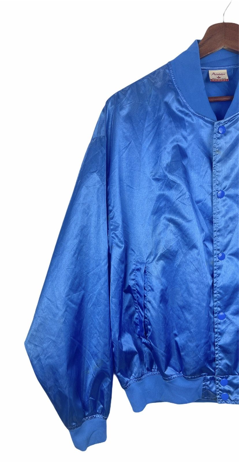 If Six Was Nine VINTAGE 80s SKY PERFEC TV SATIN JACKET Size US L / EU 52-54 / 3 - 4 Thumbnail