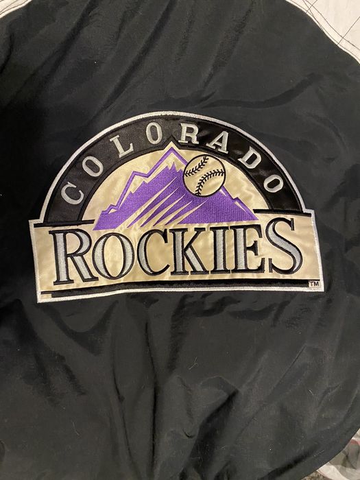 Vintage 90's Colorado Rockies MLB Baseball Starter Jacket Parka Coat Size XL