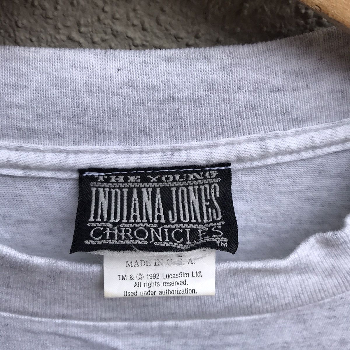 Vintage Vintage 90s INDIANA JONES chronicles movie tee lucas film Size US XL / EU 56 / 4 - 4 Thumbnail