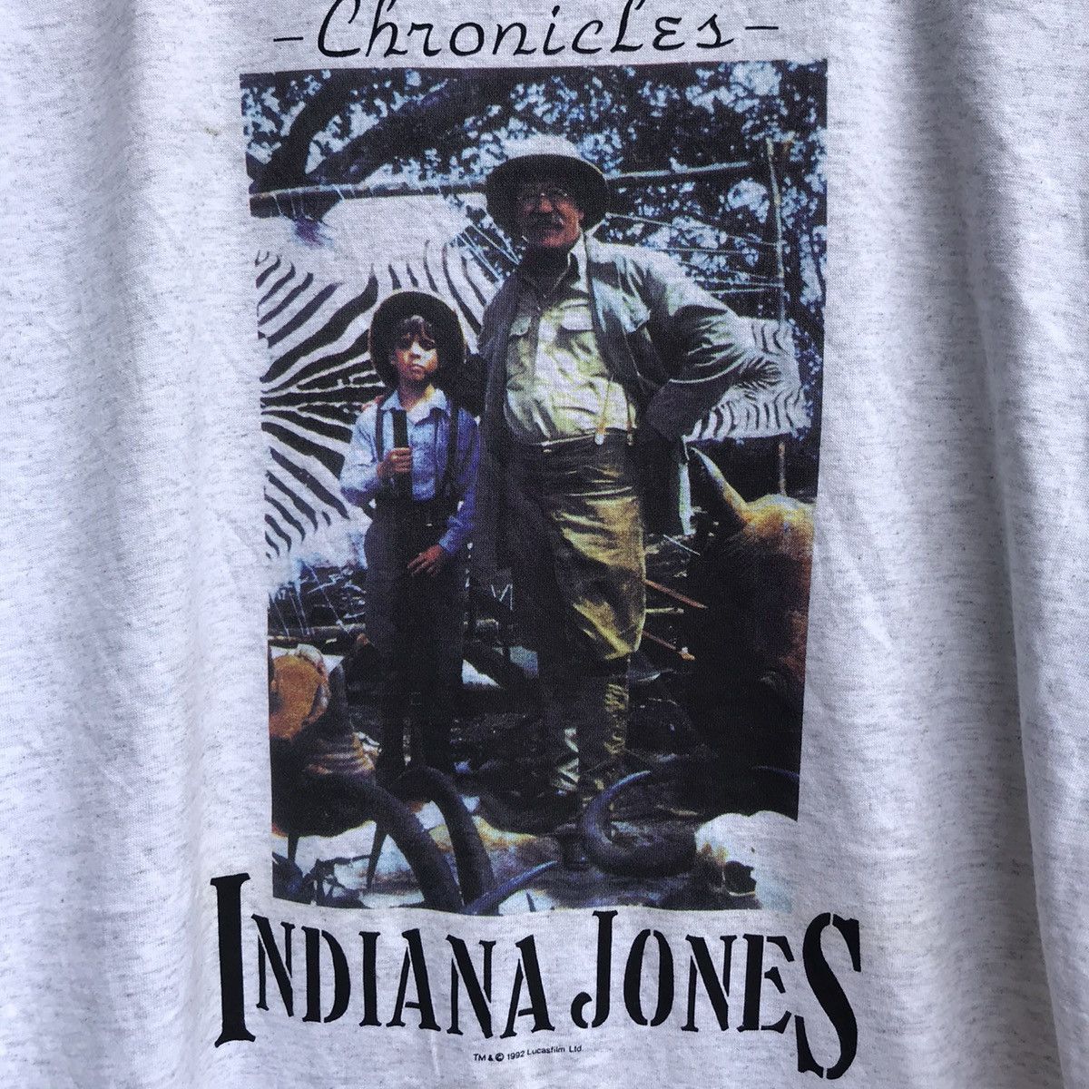 Vintage Vintage 90s INDIANA JONES chronicles movie tee lucas film Size US XL / EU 56 / 4 - 3 Thumbnail