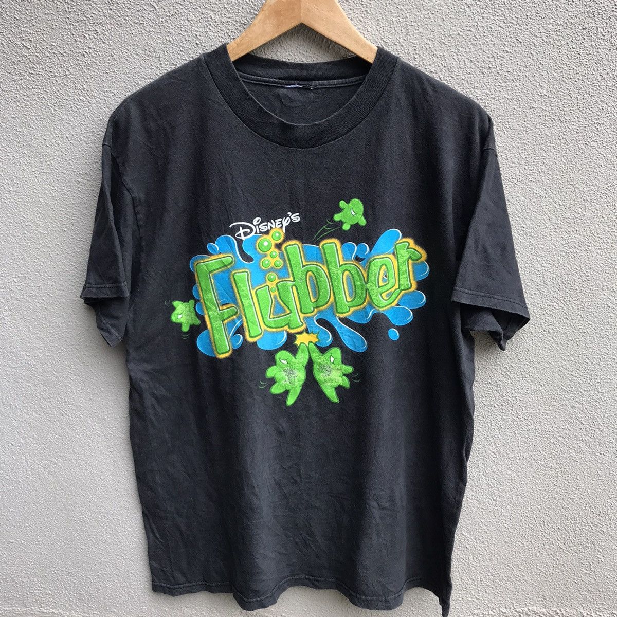 Vintage Vintage rare 90s FLUBBER movie disney tee robbie williams Size US L / EU 52-54 / 3 - 2 Thumbnail