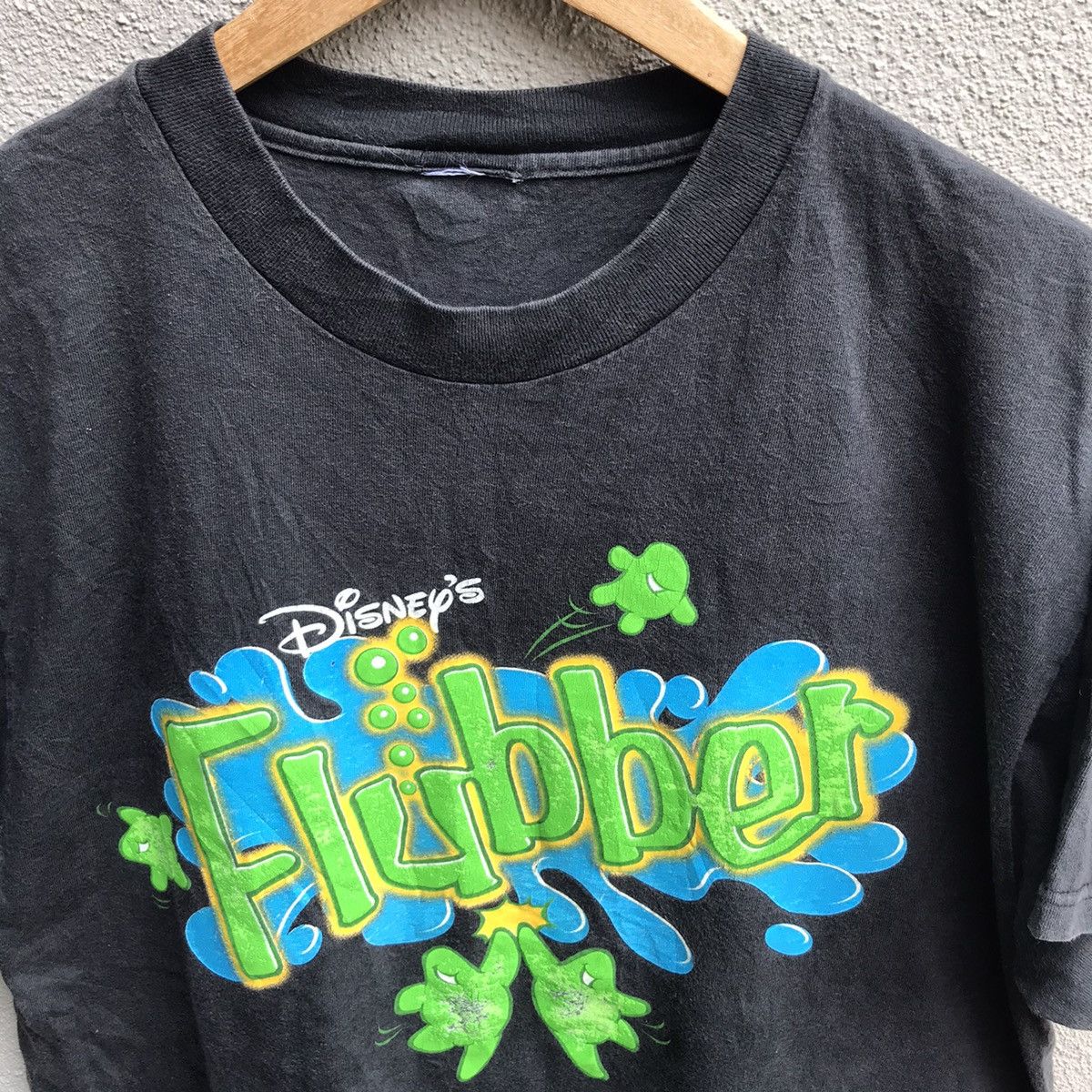 Vintage Vintage rare 90s FLUBBER movie disney tee robbie williams Size US L / EU 52-54 / 3 - 3 Thumbnail