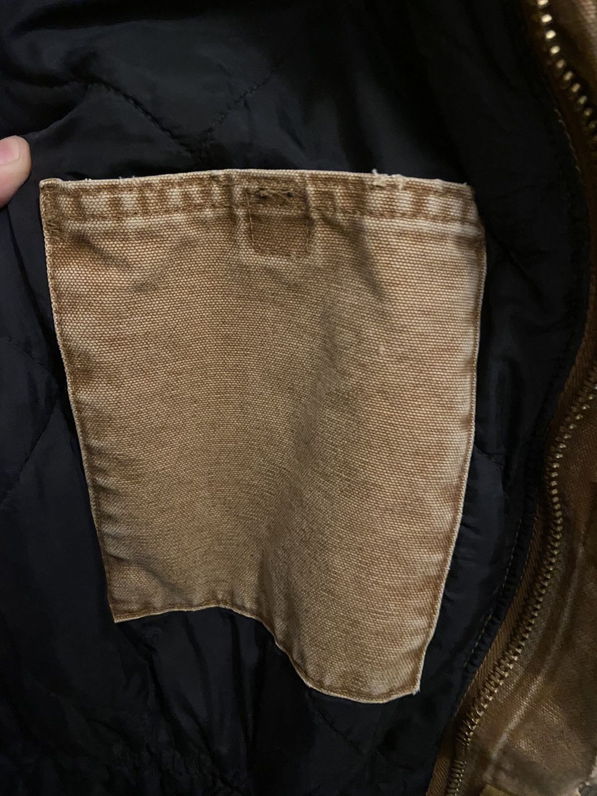R13 R13 x Carhartt distressed and destroyed denim utility jacket Size US L / EU 52-54 / 3 - 9 Thumbnail