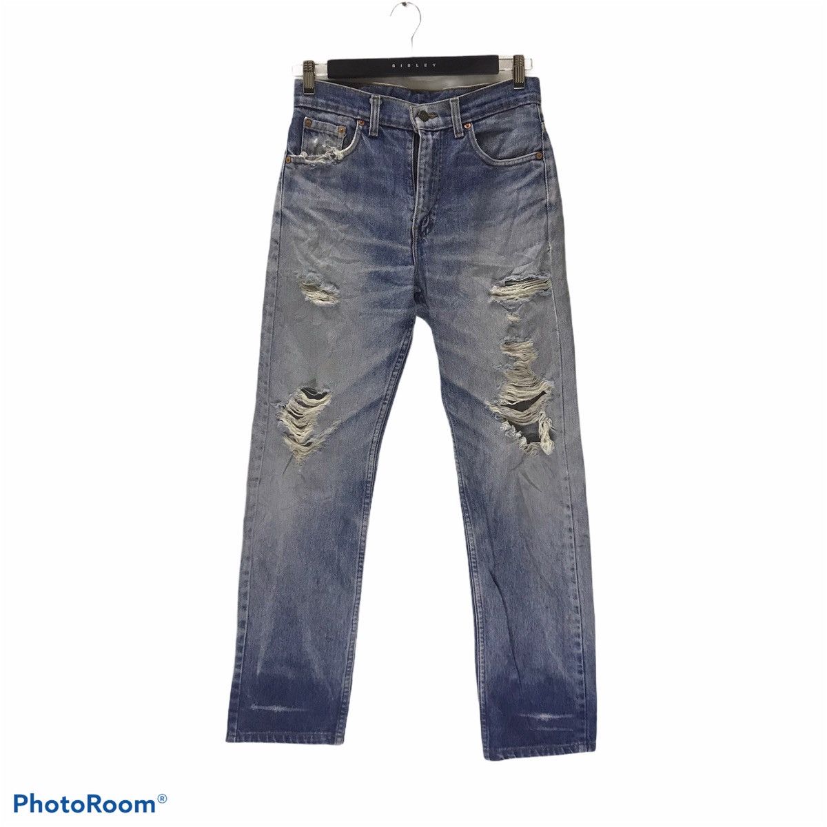 Levi's Vintage 90s Levis 505 Grunge Jeans Distressed Size US 30 / EU 46 - 1 Thumbnail