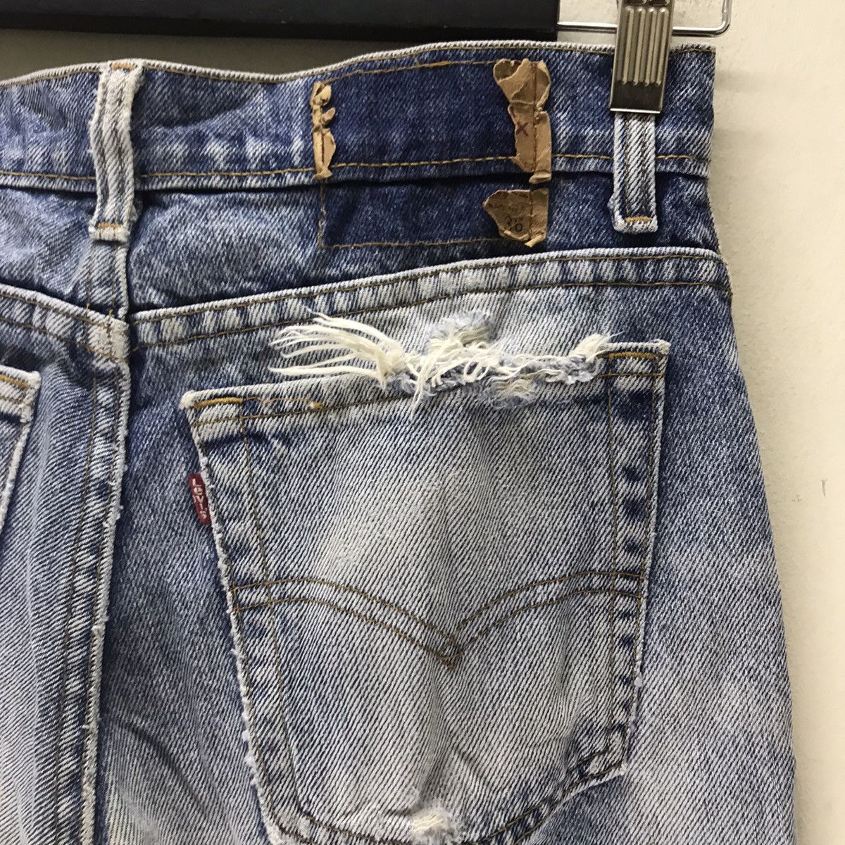 Levi's Vintage 90s Levis 505 Grunge Jeans Distressed Size US 30 / EU 46 - 13 Thumbnail