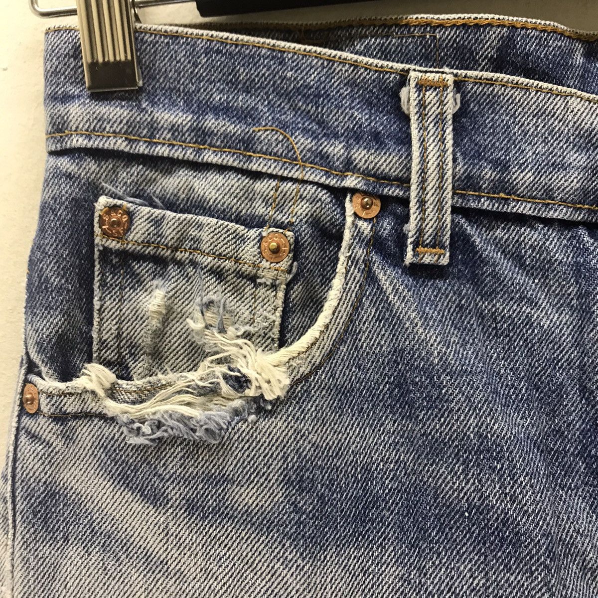 Levi's Vintage 90s Levis 505 Grunge Jeans Distressed Size US 30 / EU 46 - 4 Thumbnail