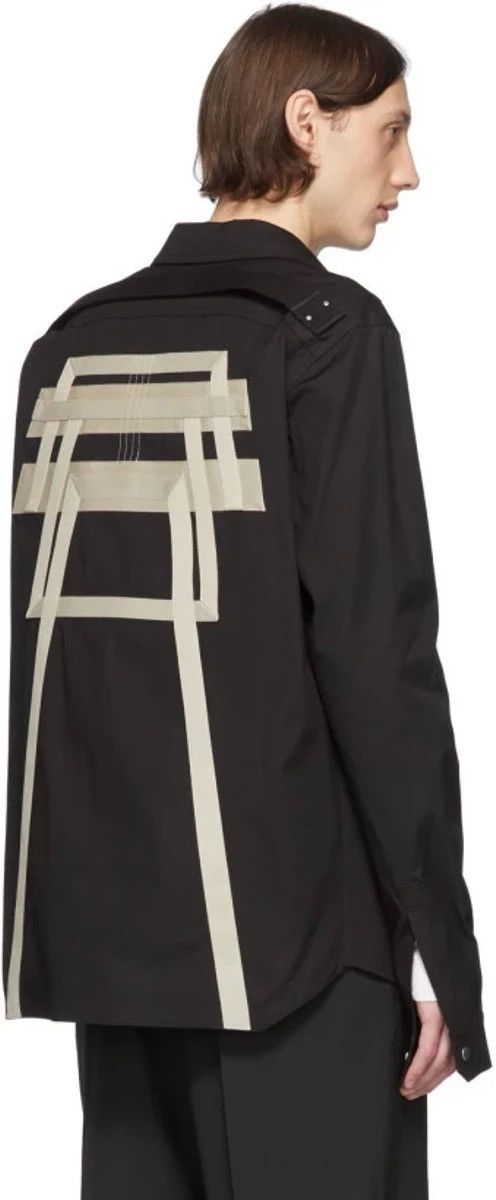 Rick Owens Tecuatl ss20 Twill Outershirt Overshirt Pyramid 
