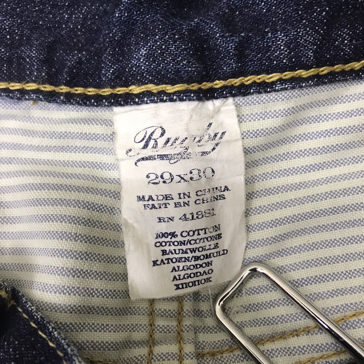Rugby Ralph Lauren Vintage Ralph Lauren Rugby Classic Denim Jeans Size US 32 / EU 48 - 21 Thumbnail