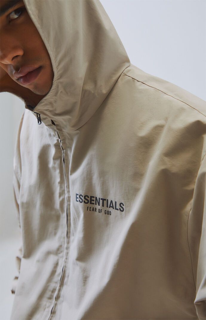 Fear of God FOG Fear of God Essentials Zip Anorak Windbreaker Jacket Grailed