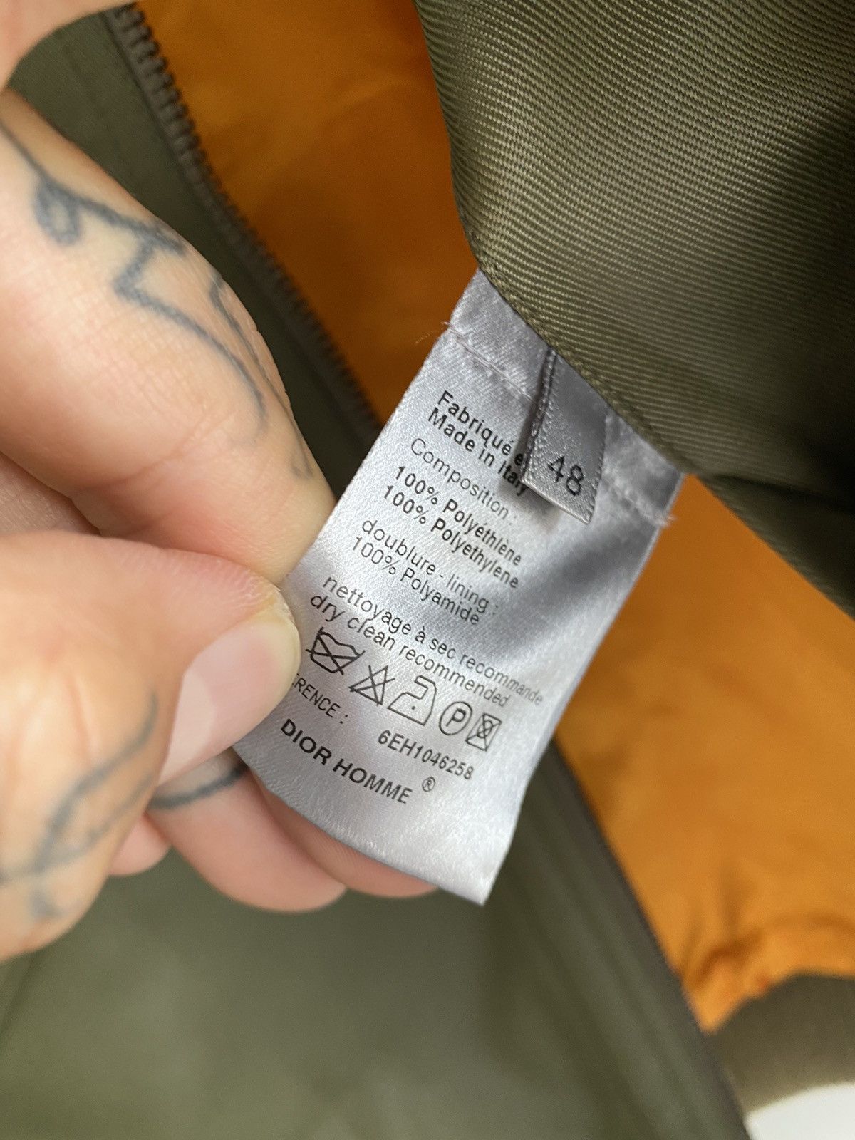 Dior × Hedi Slimane Dior Homme 05 RUNWAY LOOK #47 Hedi Army Green Vest jacket Size US M / EU 48-50 / 2 - 7 Thumbnail