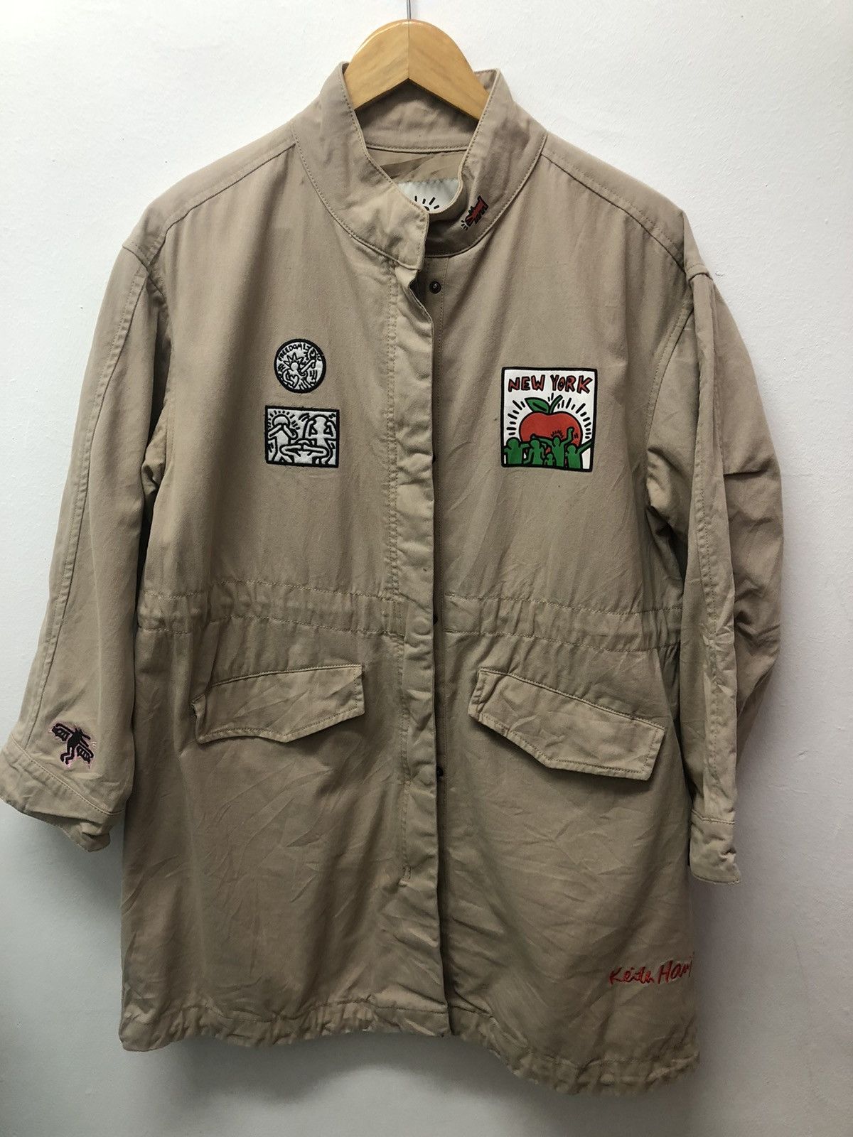 Rare keith haring zipper jackcet