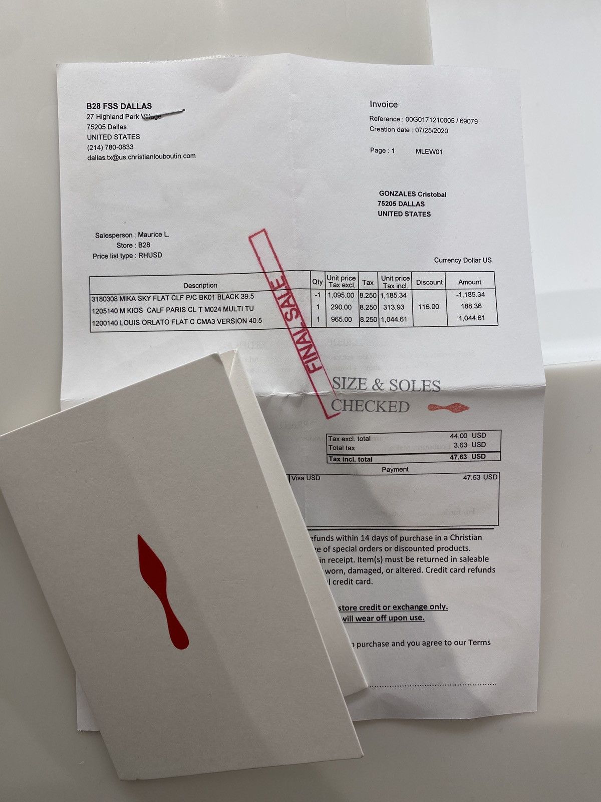 Christian Louboutin Christian Louboutin louis orlato flat Size US 7.5 / EU 40-41 - 8 Thumbnail