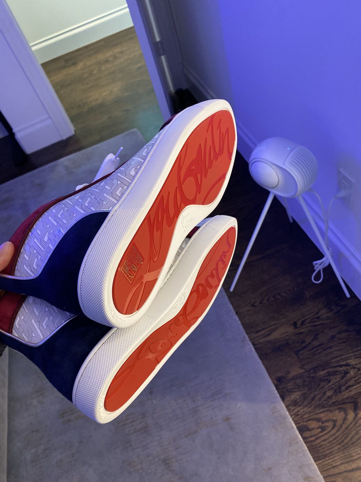 Christian Louboutin louis orlato flat high top