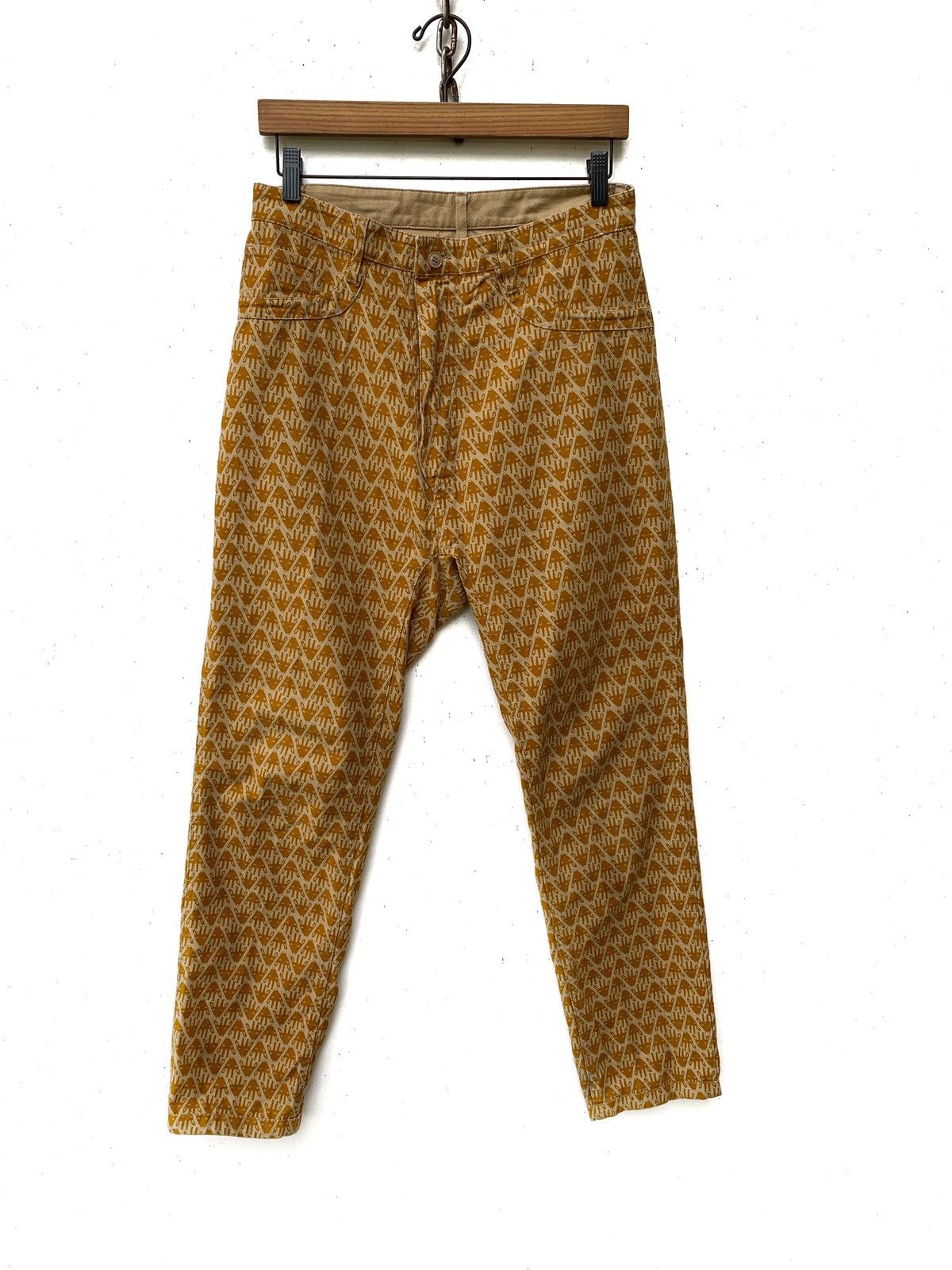 Issey Miyake × Japanese Brand Issey Miyake Designer Ne-Net Overprint Pant Size US 30 / EU 46 - 1 Thumbnail