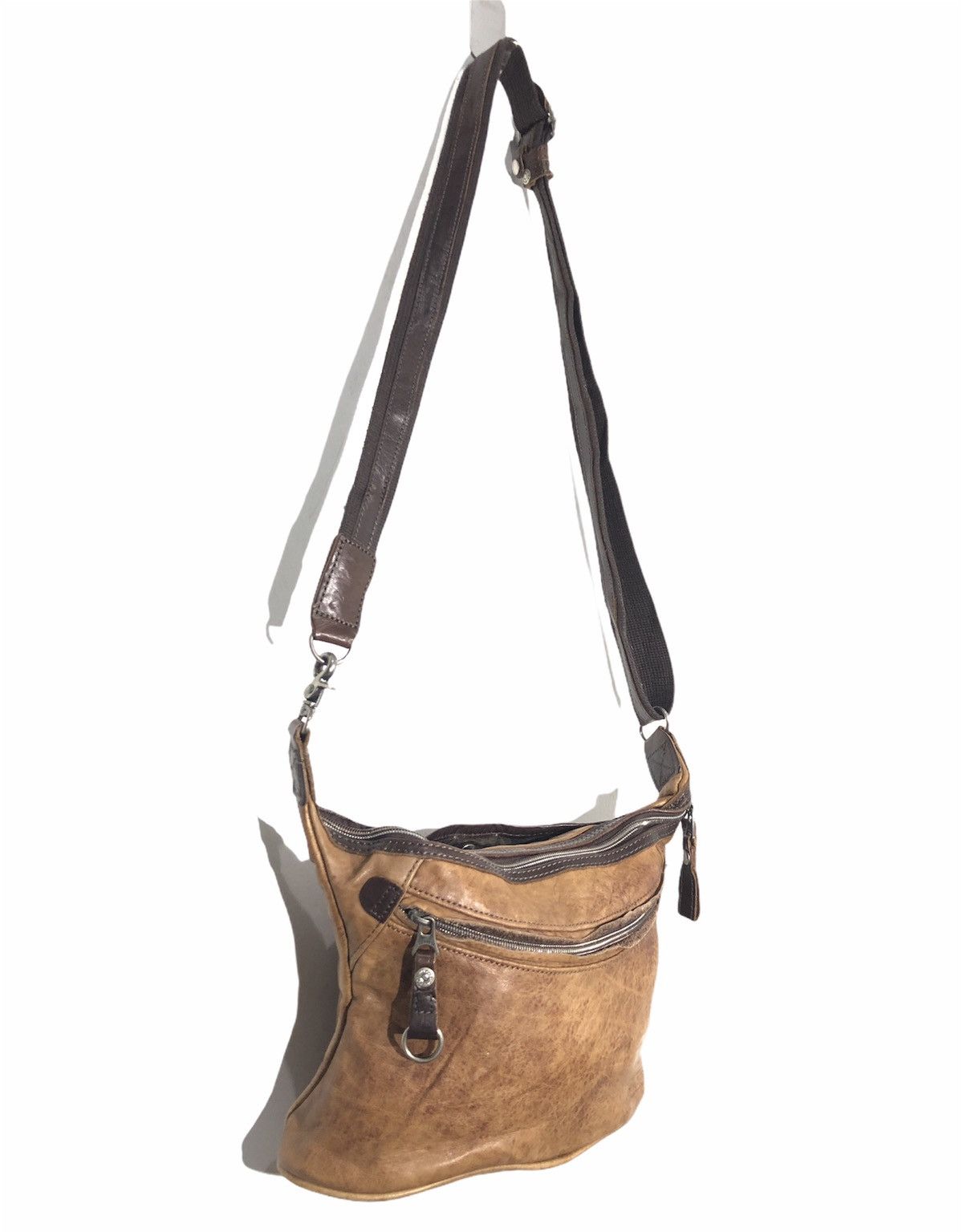 Genuine Leather Double Harvest Corporation Sling Leather Bag Size ONE SIZE - 2 Thumbnail
