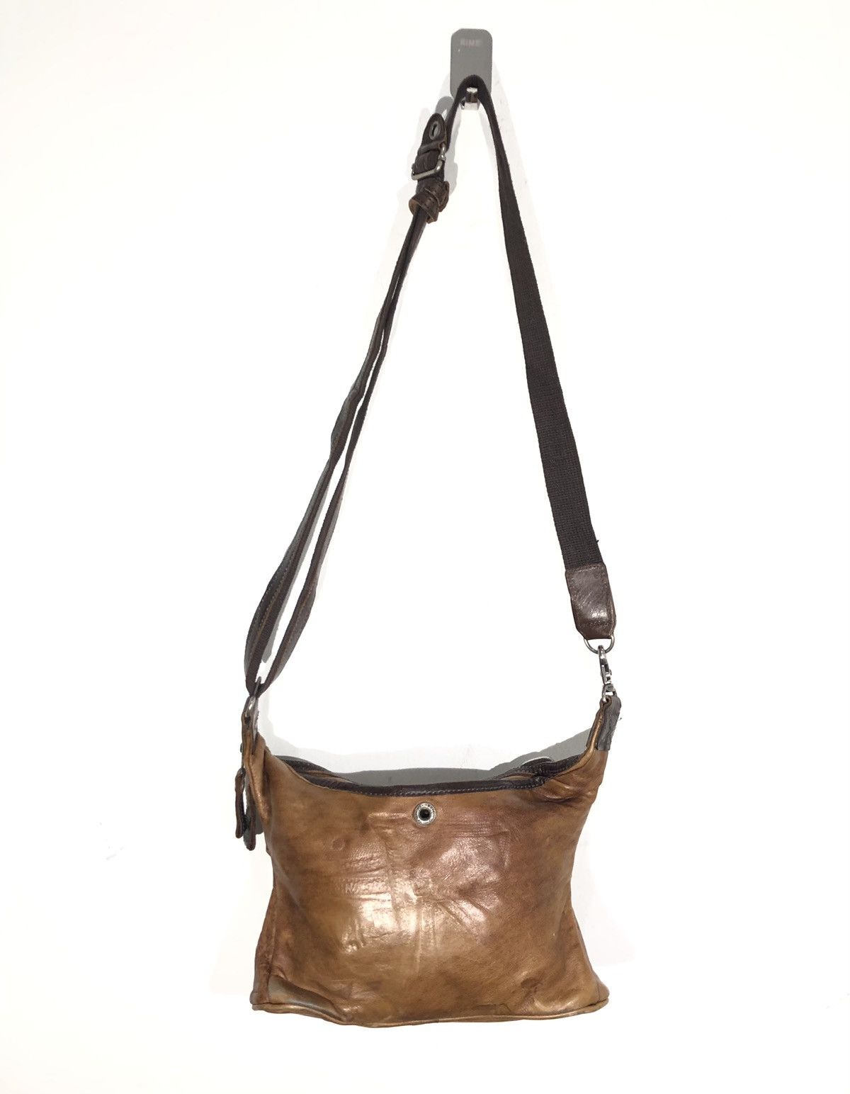 Genuine Leather Double Harvest Corporation Sling Leather Bag Size ONE SIZE - 5 Thumbnail