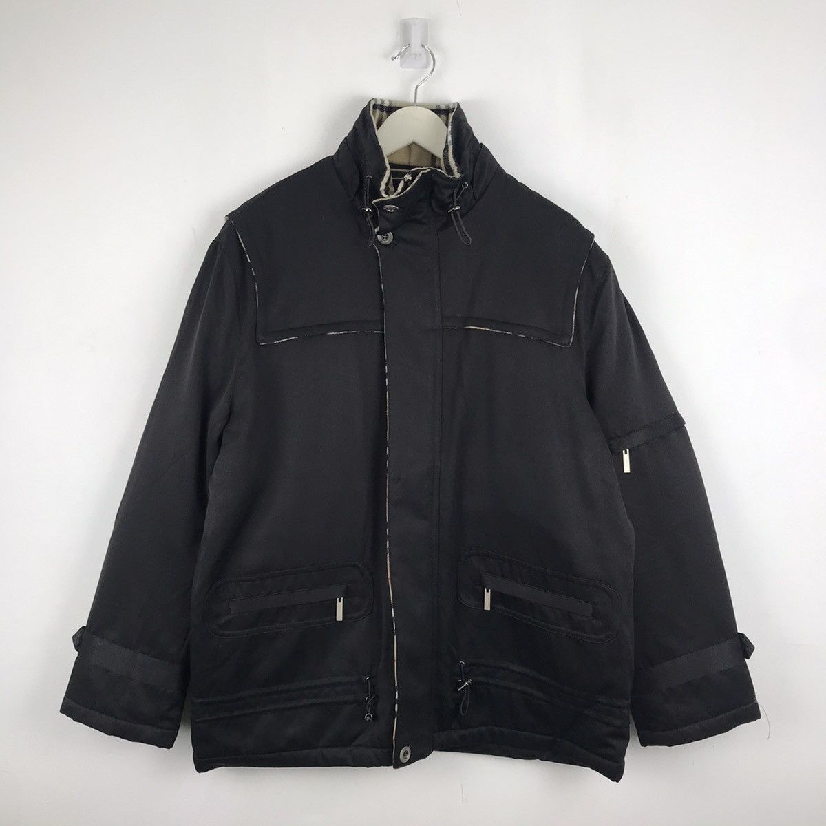 Burberry Of London Black Nova Check Jacket AS152