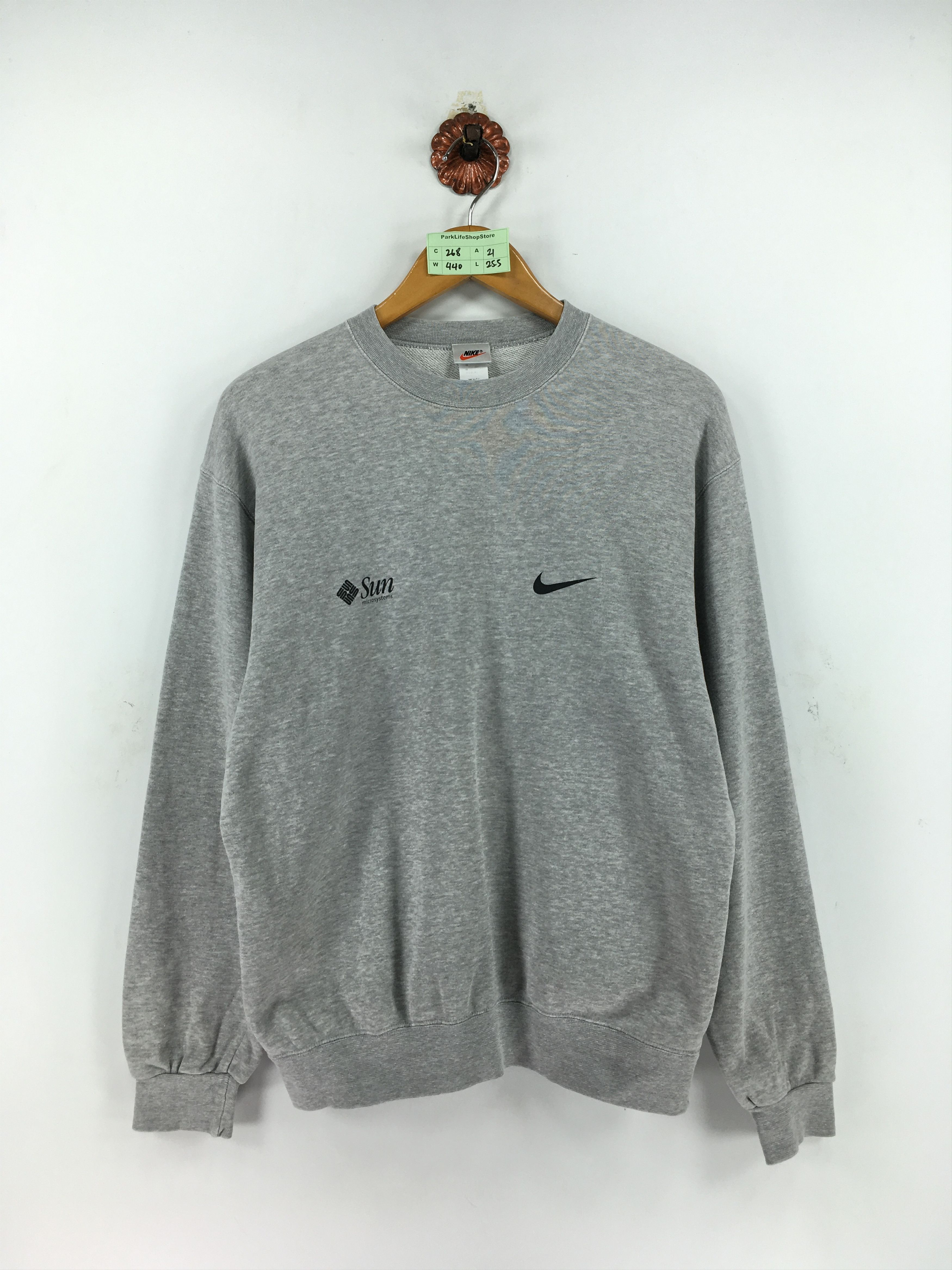 Vintage 90s NIKE Swoosh Pullover Sweatshirt Unisex Size L