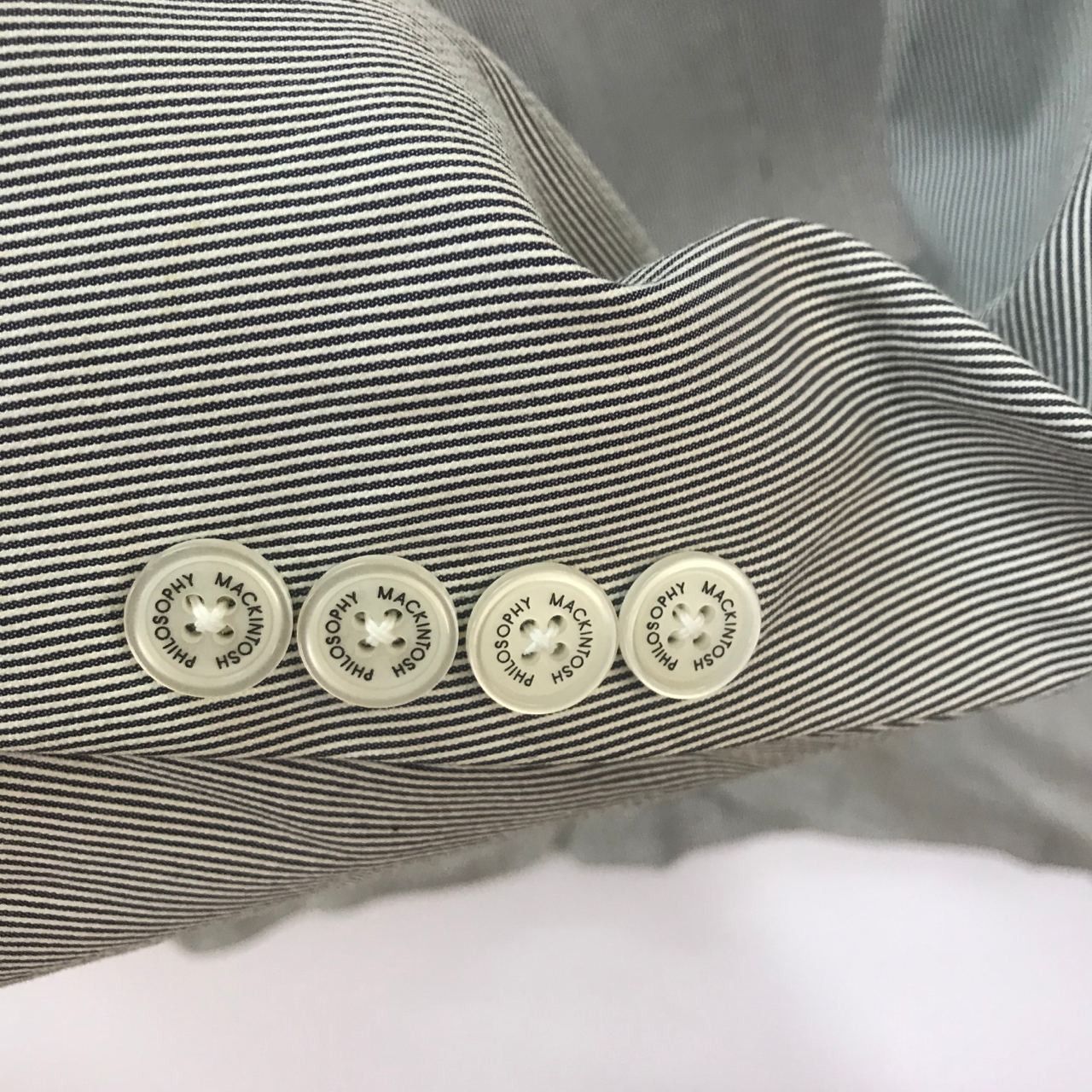 Mackintosh 🔥Mackintosh Philosophy Striped Blazer Coat Size 40R - 3 Thumbnail