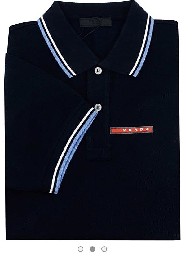 Mens prada polo t shirt best sale