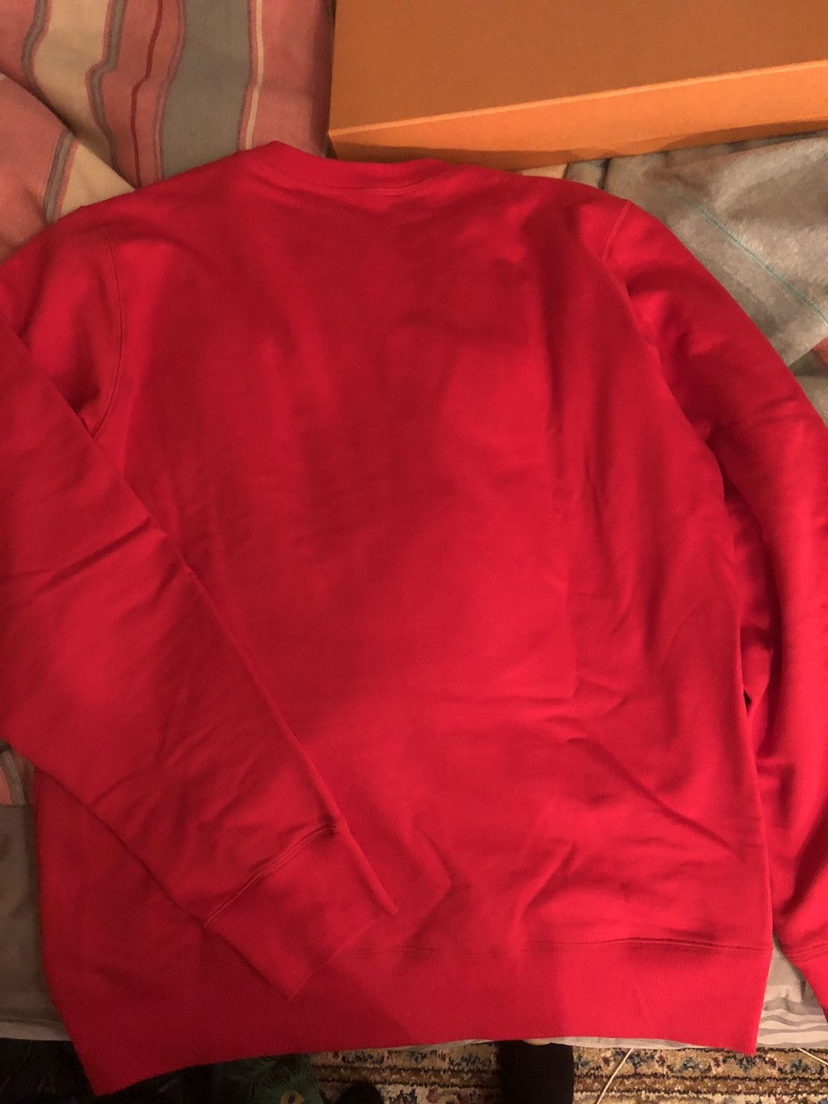 Louis Vuitton × Supreme Supreme x Louis Vuitton Arc Logo Crewneck Size US XL / EU 56 / 4 - 4 Thumbnail