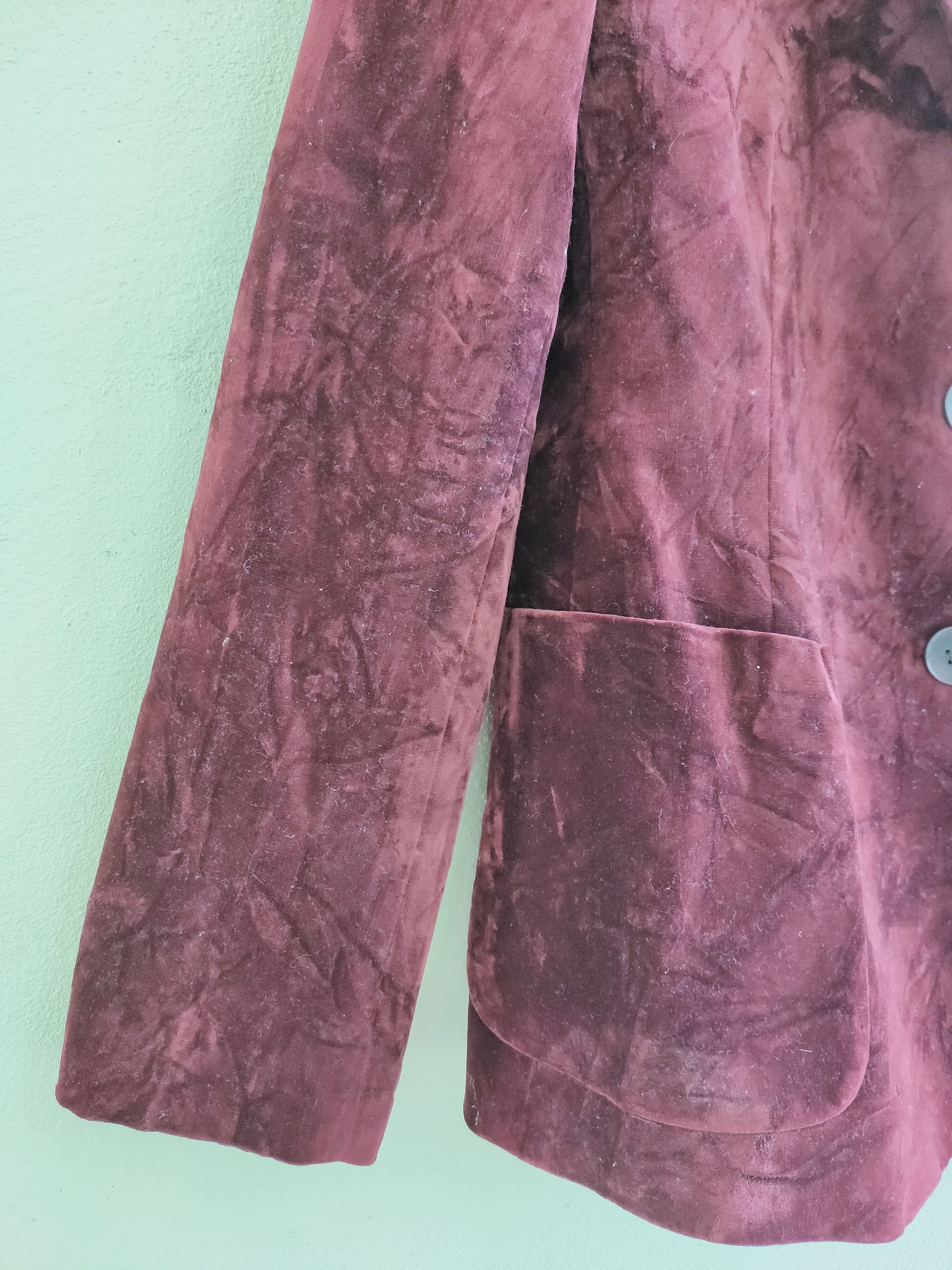 Japanese Brand RALPH LAUREN (RL) velvet coat blazer Size US XS / EU 42 / 0 - 4 Thumbnail
