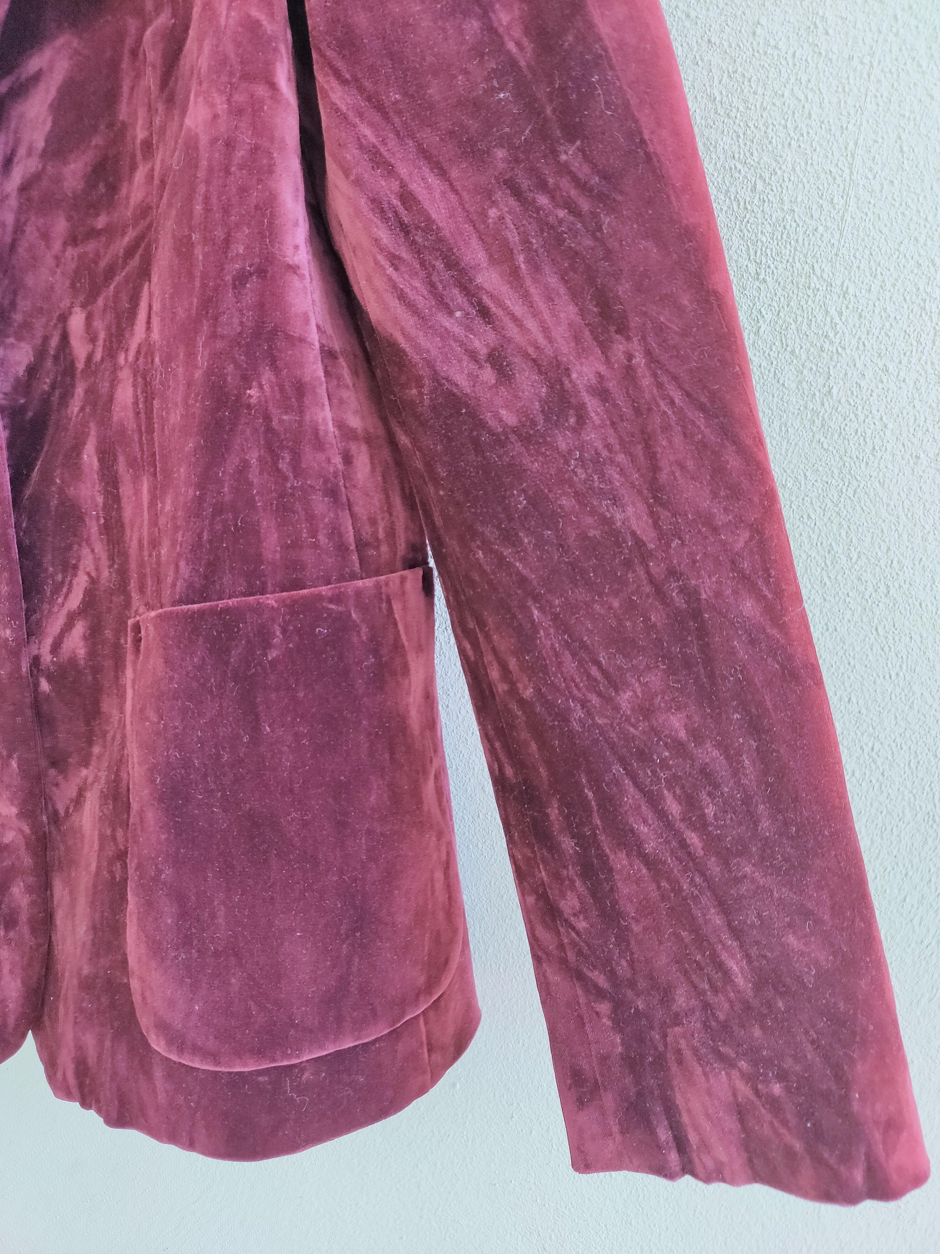 Japanese Brand RALPH LAUREN (RL) velvet coat blazer Size US XS / EU 42 / 0 - 3 Thumbnail