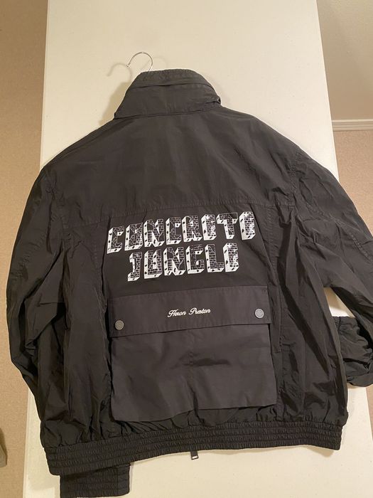 Heron Preston Concrete Jungle Nylon Windbreaker Jacket Grailed