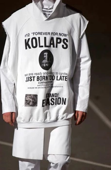 Raf simons online kollaps