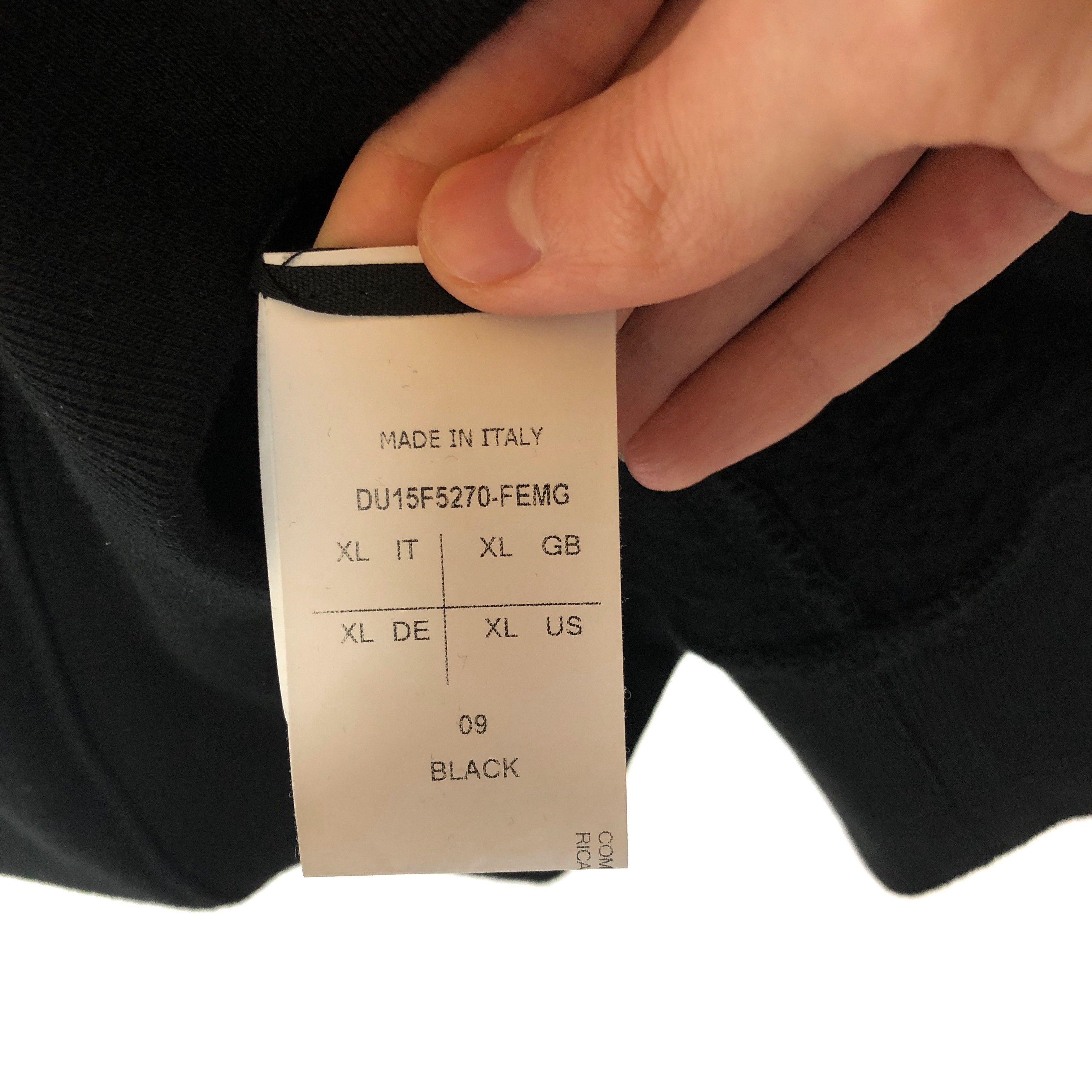 Rick Owens × Rick Owens Drkshdw A/W 2015 Stitch Detail Crewneck Sweater (AW15, Sphinx) Size US L / EU 52-54 / 3 - 7 Thumbnail