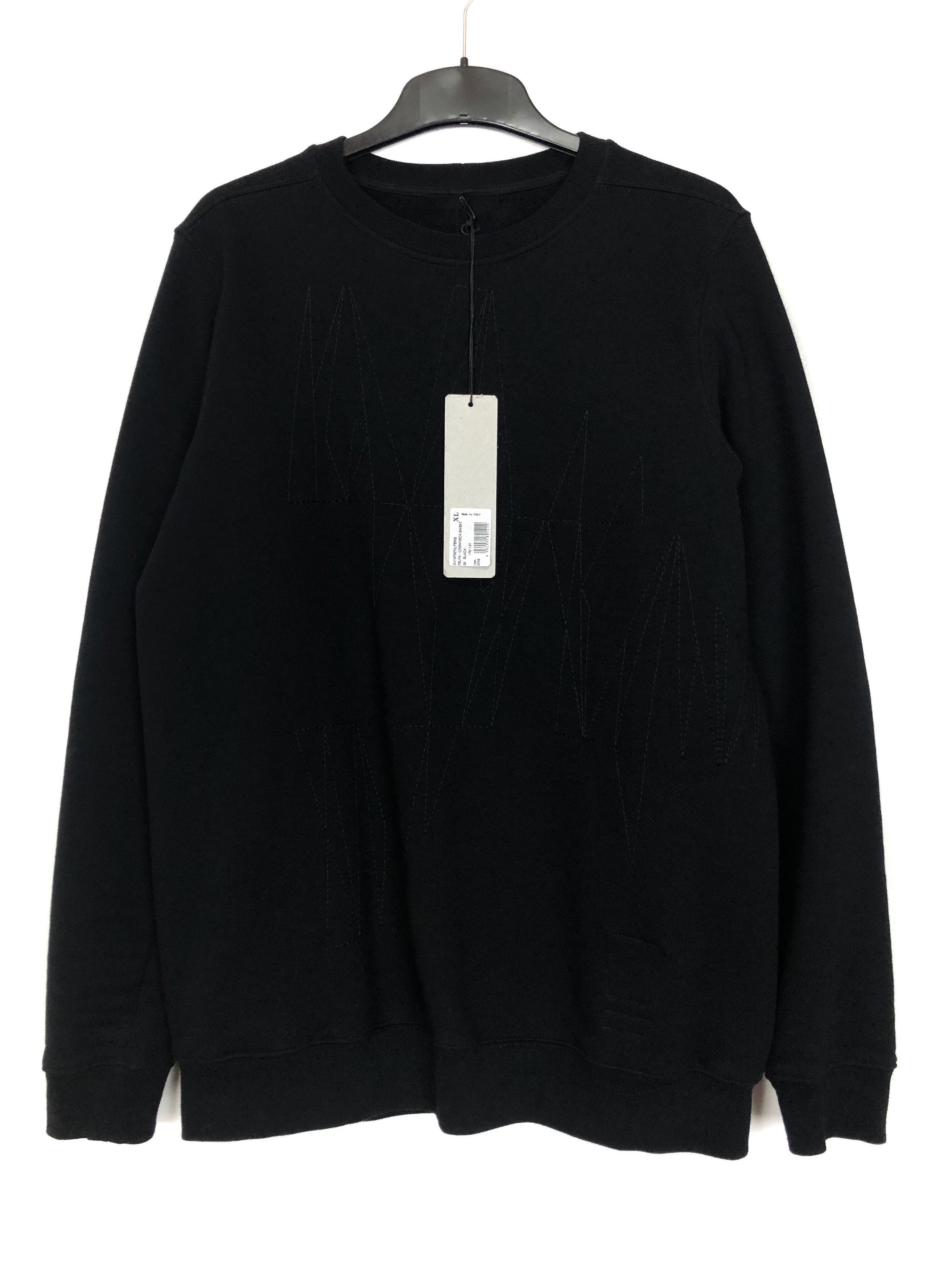 Rick Owens × Rick Owens Drkshdw A/W 2015 Stitch Detail Crewneck Sweater (AW15, Sphinx) Size US L / EU 52-54 / 3 - 1 Thumbnail