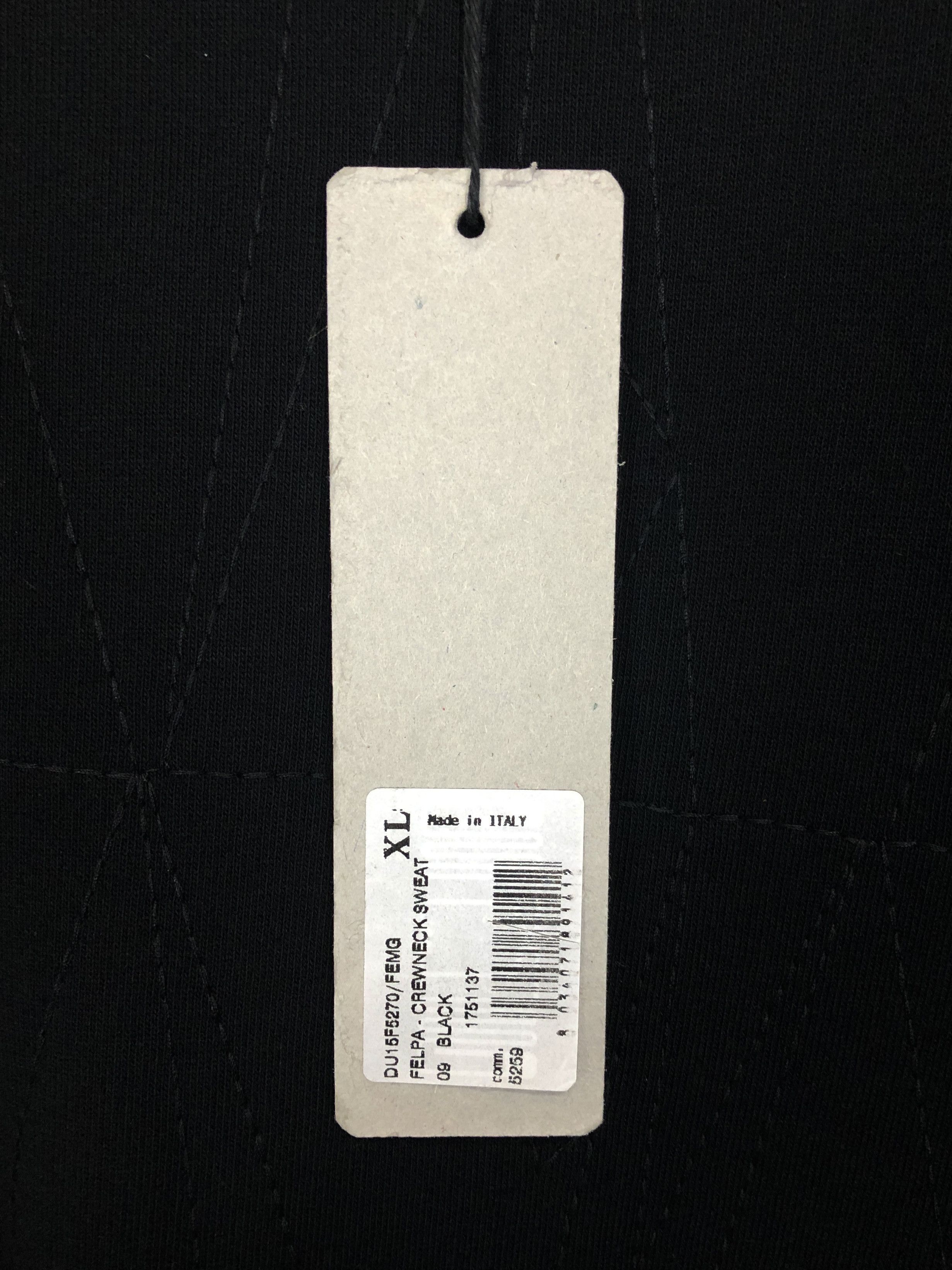 Rick Owens × Rick Owens Drkshdw A/W 2015 Stitch Detail Crewneck Sweater (AW15, Sphinx) Size US L / EU 52-54 / 3 - 5 Thumbnail