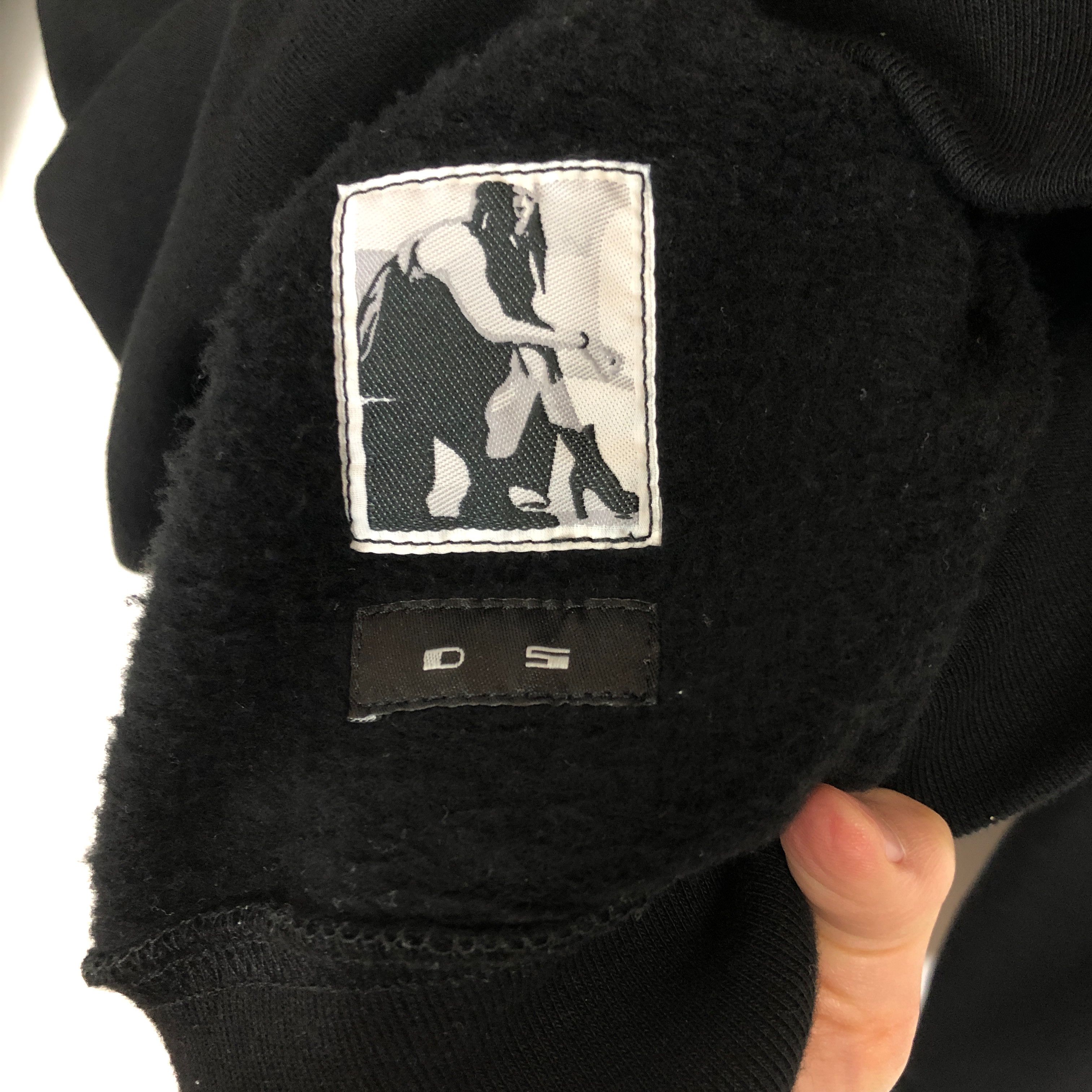 Rick Owens × Rick Owens Drkshdw A/W 2015 Stitch Detail Crewneck Sweater (AW15, Sphinx) Size US L / EU 52-54 / 3 - 6 Thumbnail