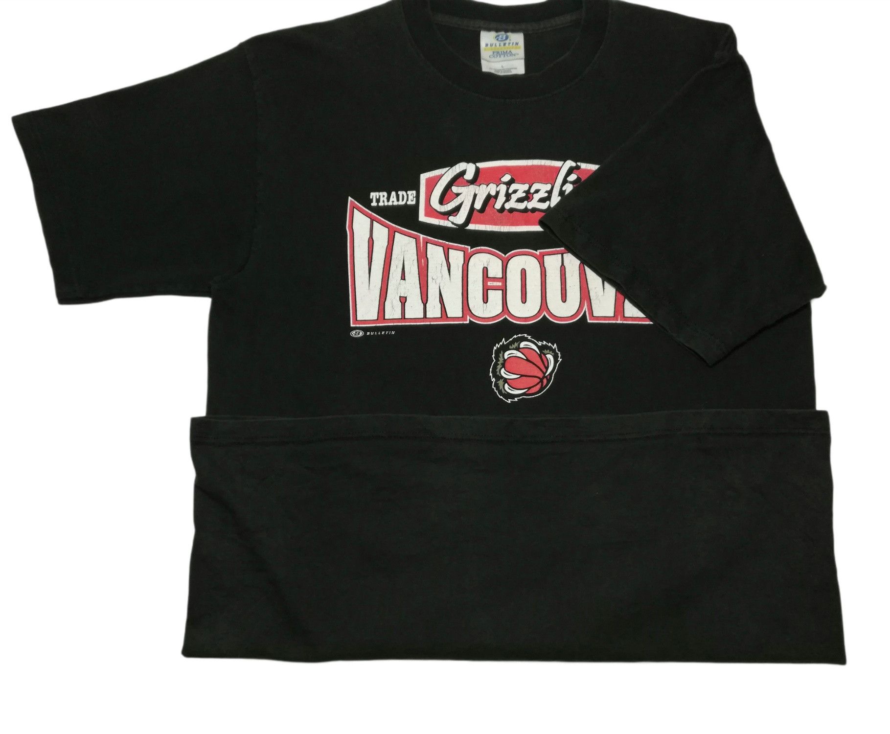 NBA × Vintage 🔥Vintage 90's Vancouver Grizzlies “Big Logo” Bulletin NBAP Size US M / EU 48-50 / 2 - 3 Thumbnail