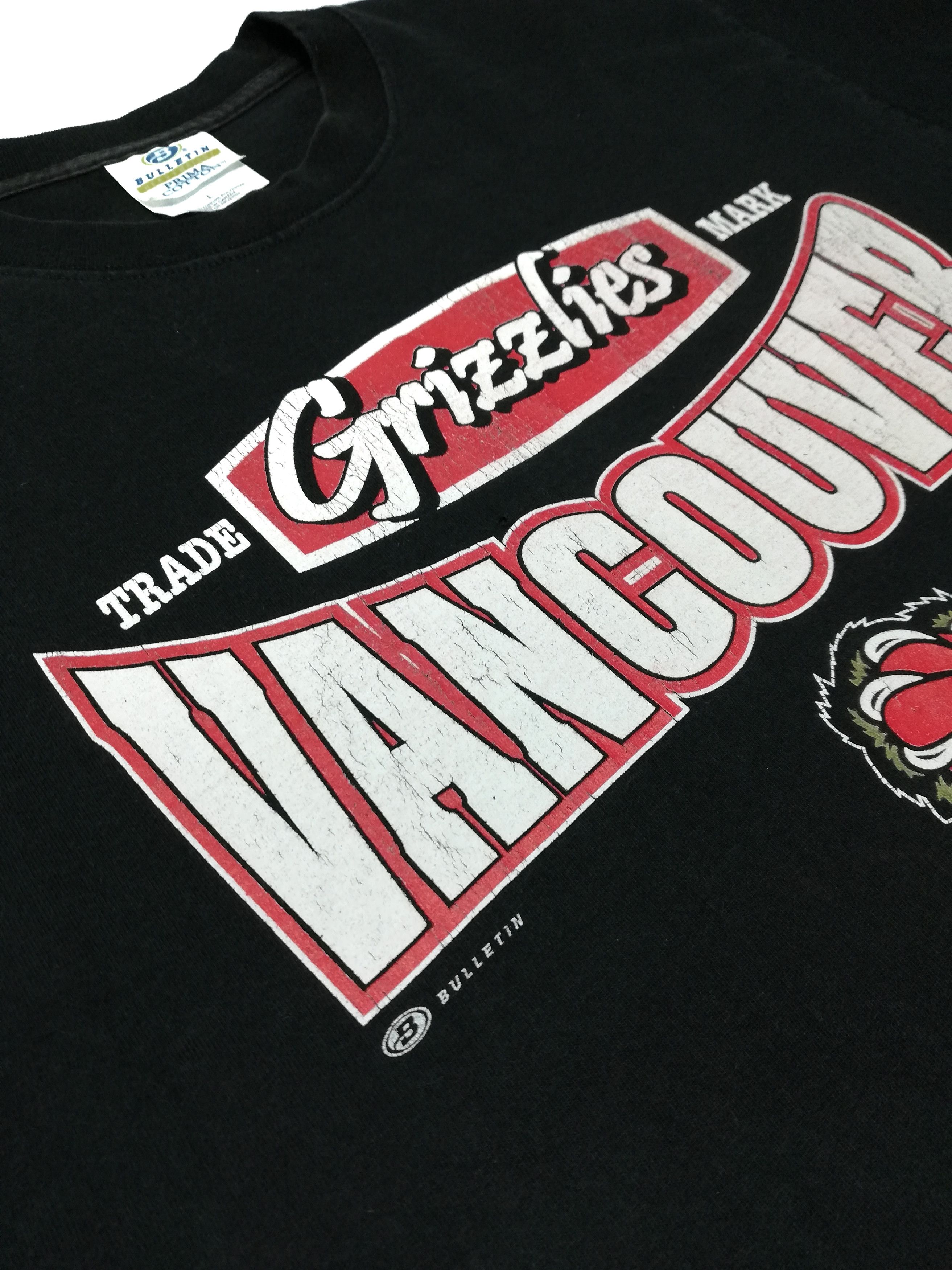 NBA × Vintage 🔥Vintage 90's Vancouver Grizzlies “Big Logo” Bulletin NBAP Size US M / EU 48-50 / 2 - 5 Thumbnail