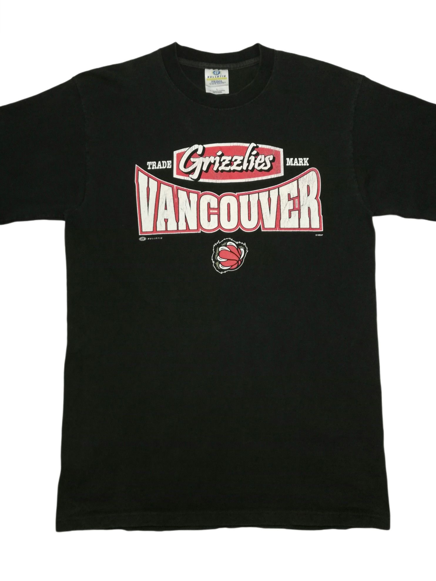 NBA × Vintage 🔥Vintage 90's Vancouver Grizzlies “Big Logo” Bulletin NBAP Size US M / EU 48-50 / 2 - 2 Thumbnail
