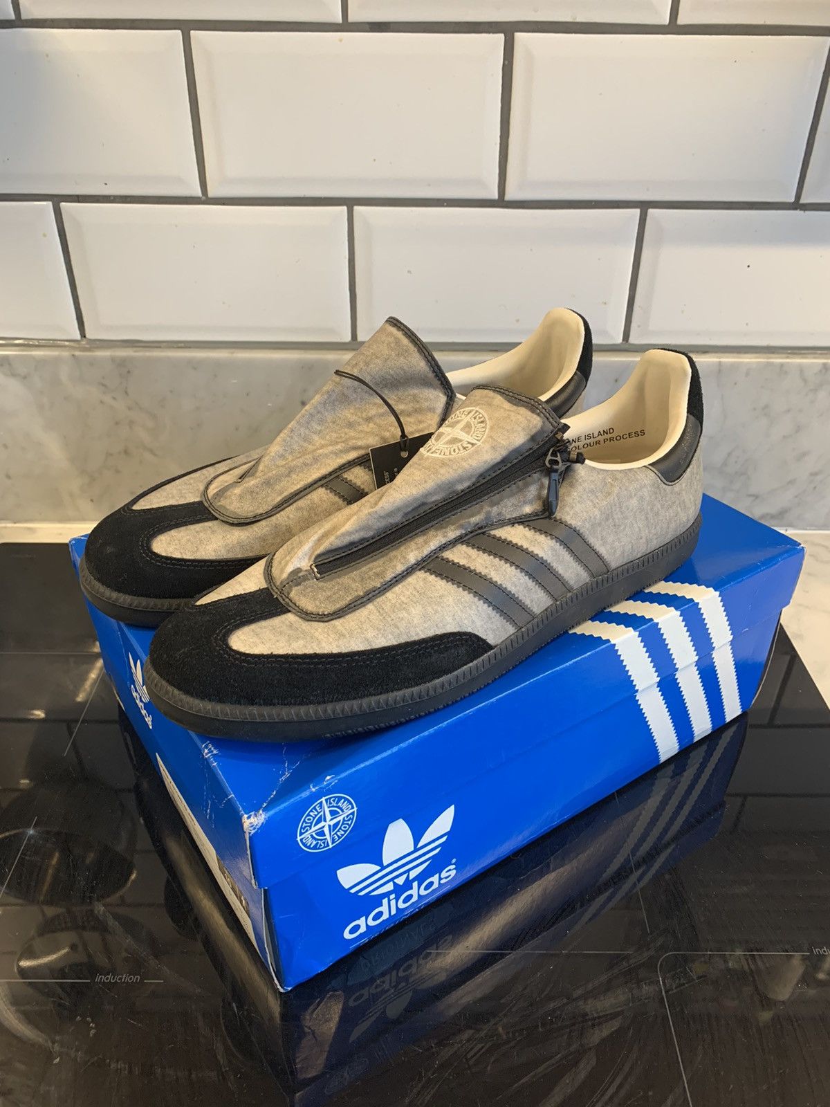 Adidas stone island samba hot sale