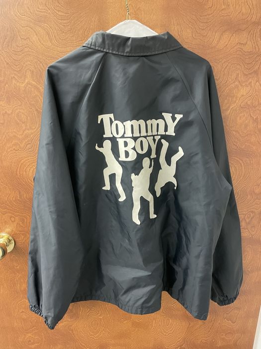 Vintage Tommy Boy Records promo wind breaker sz xl | Grailed