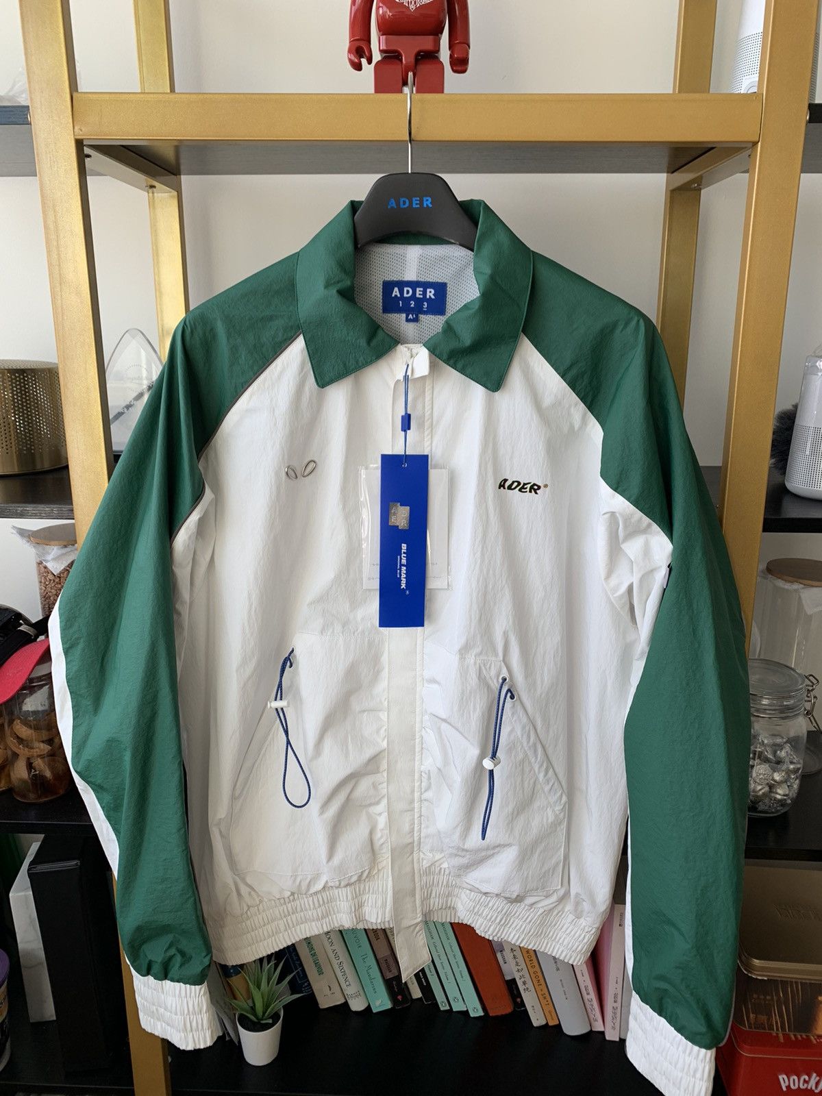 Ader Error Nylon Green White Track Jacket size 1 Size US S / EU 44-46 / 1 - 1 Thumbnail