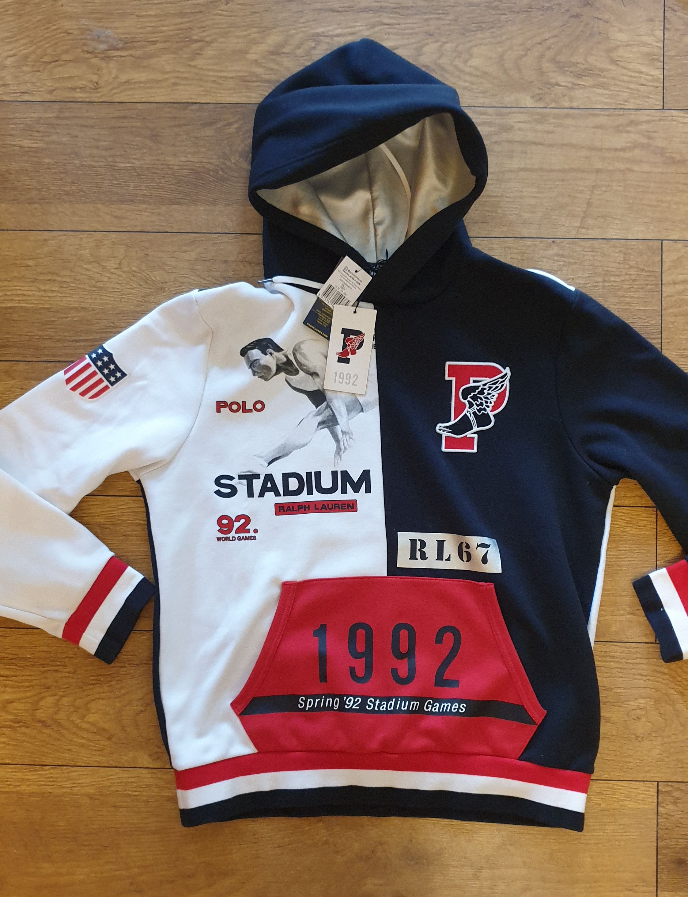 Polo Ralph Lauren Ralph Lauren New Ralph Lauren Stadium 1992 Sweatshirt sweat hoodie M Grailed