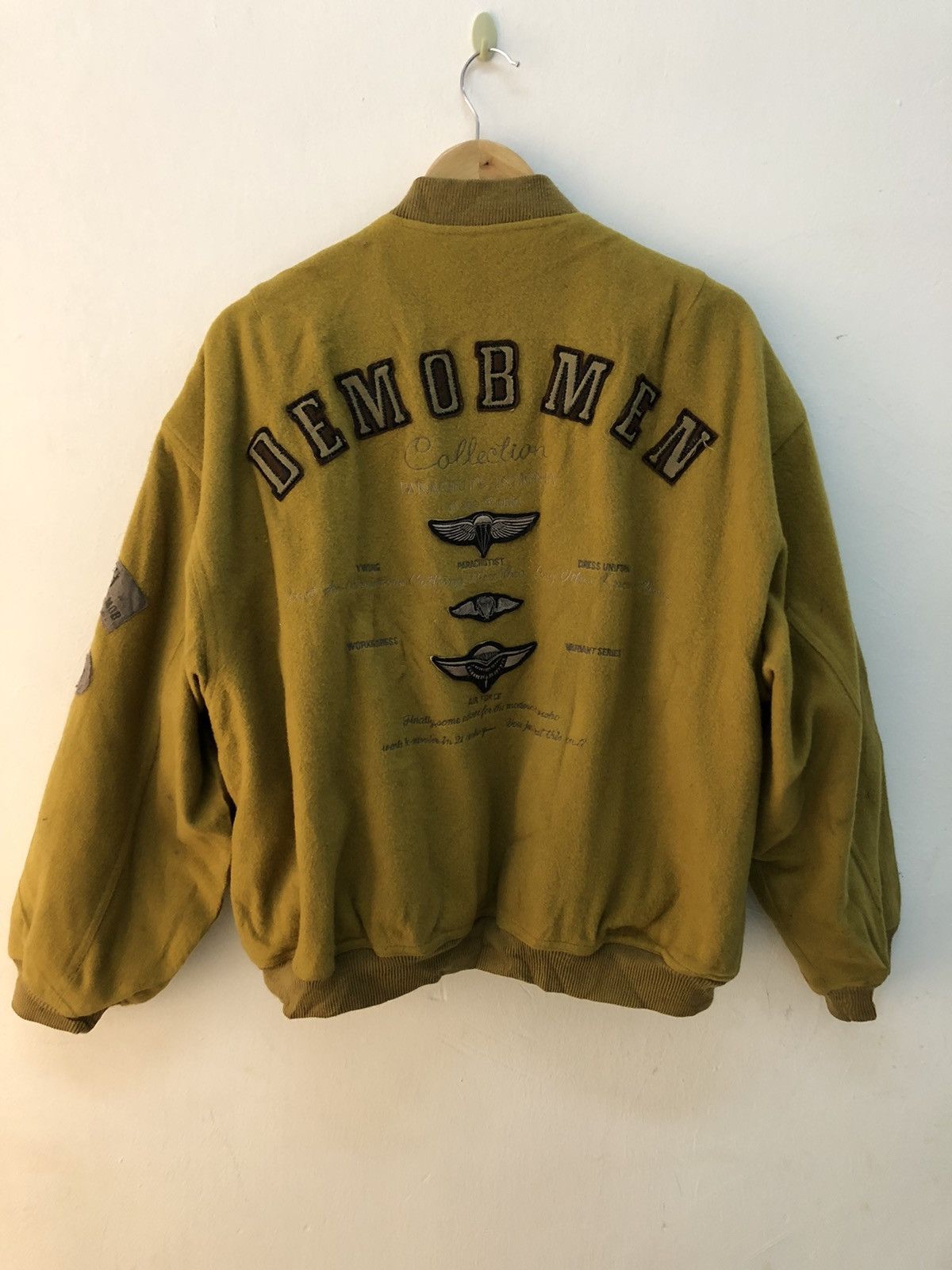 Vintage VINTAGE DEMOB MEN AIR FORCE Varsity wool jacket | Grailed