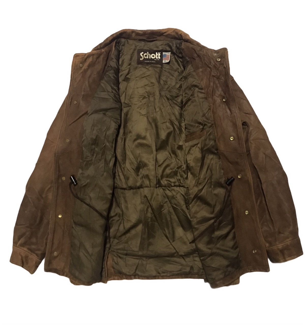Schott Vintage Schott 3 Pocket Leather Jacket Size US M / EU 48-50 / 2 - 11 Thumbnail