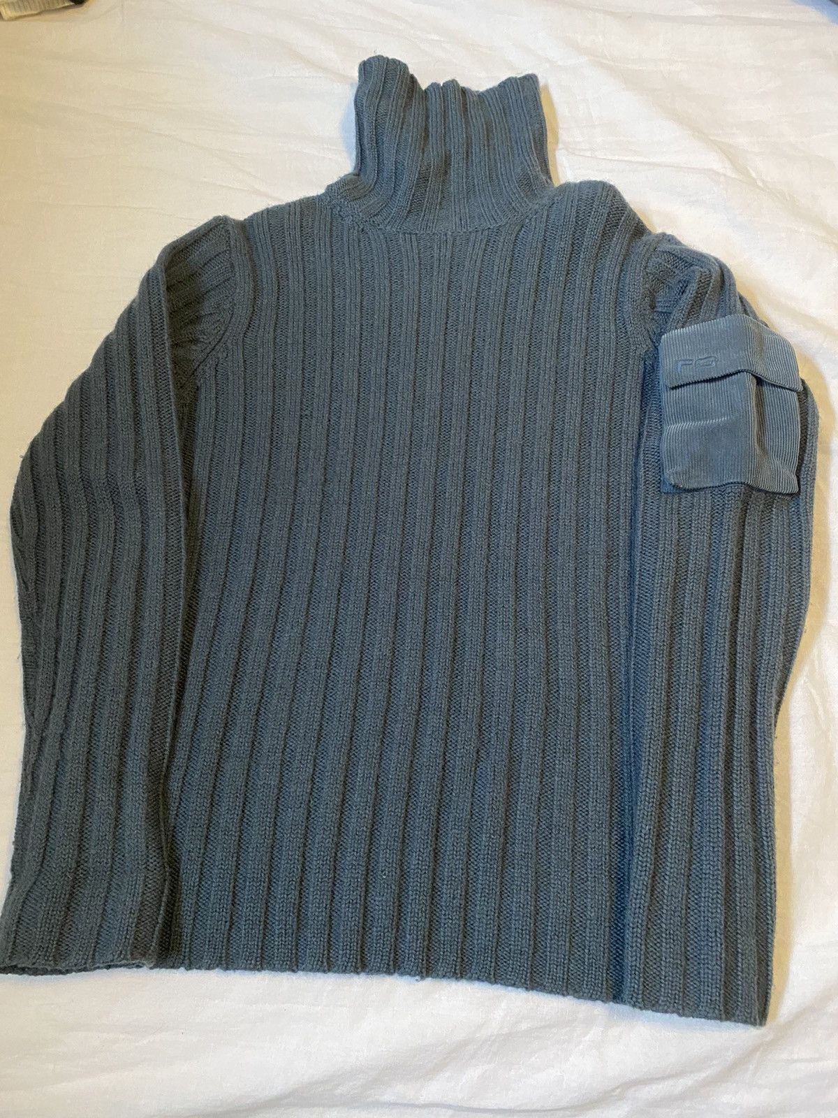 French Connection Corduroy Side Pocket Lined Wool Turtleneck Size US M / EU 48-50 / 2 - 2 Thumbnail