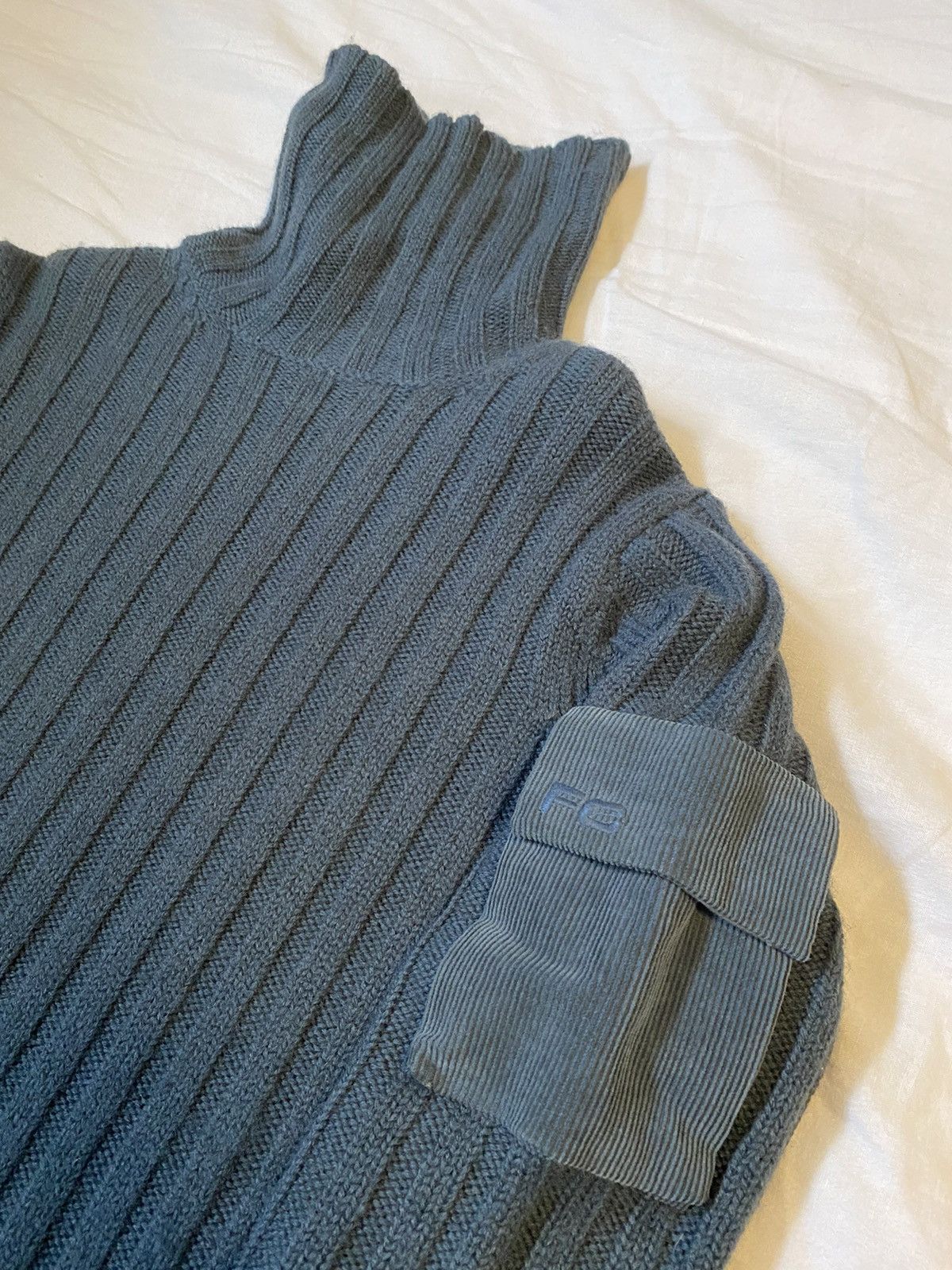 French Connection Corduroy Side Pocket Lined Wool Turtleneck Size US M / EU 48-50 / 2 - 1 Thumbnail