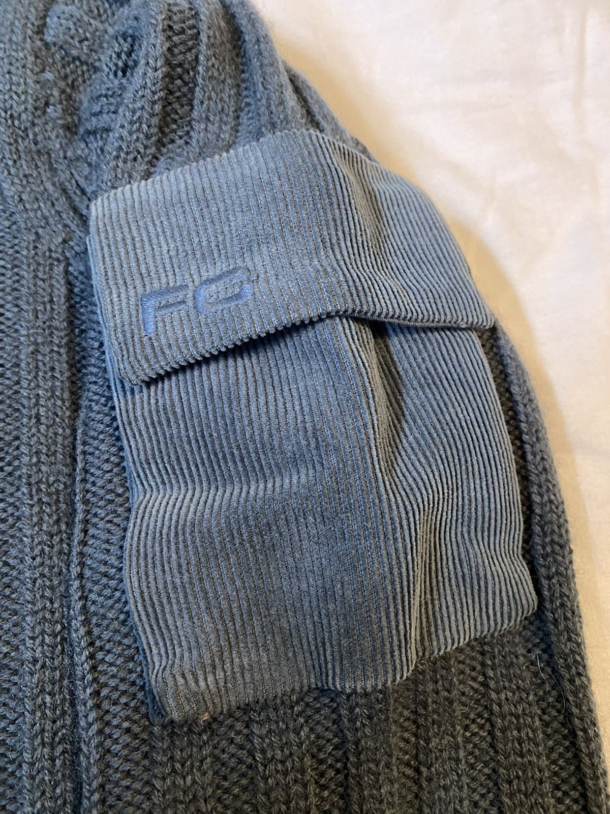 French Connection Corduroy Side Pocket Lined Wool Turtleneck Size US M / EU 48-50 / 2 - 4 Thumbnail