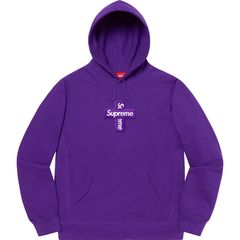 Supreme Cross Box Logo Purple | Grailed